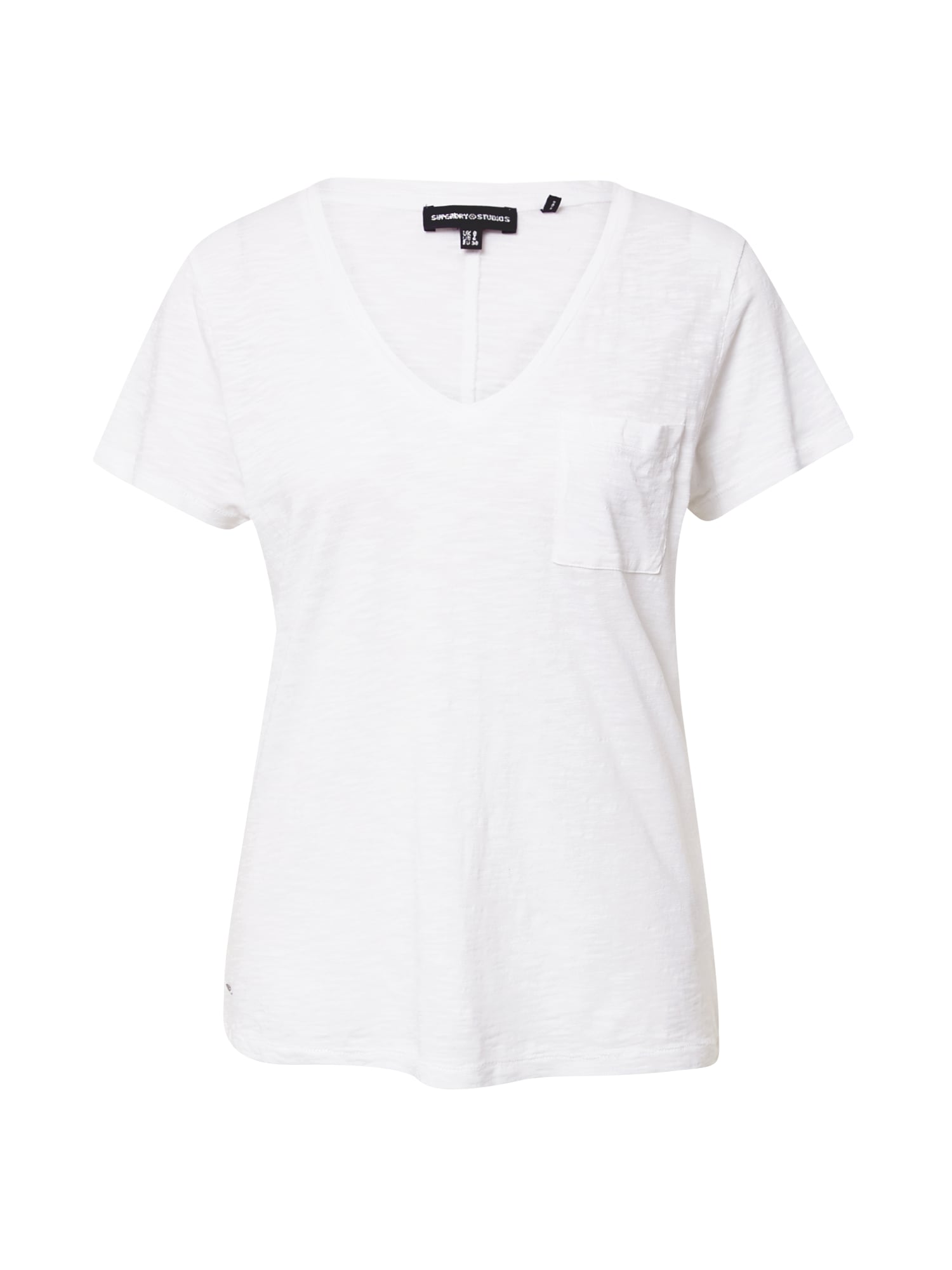 Superdry Majica 'STUDIOS SLUB'  bela