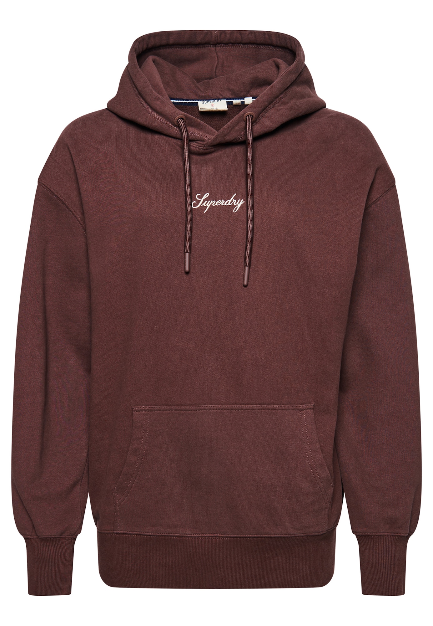 Superdry Majica  bež / rjava / bela