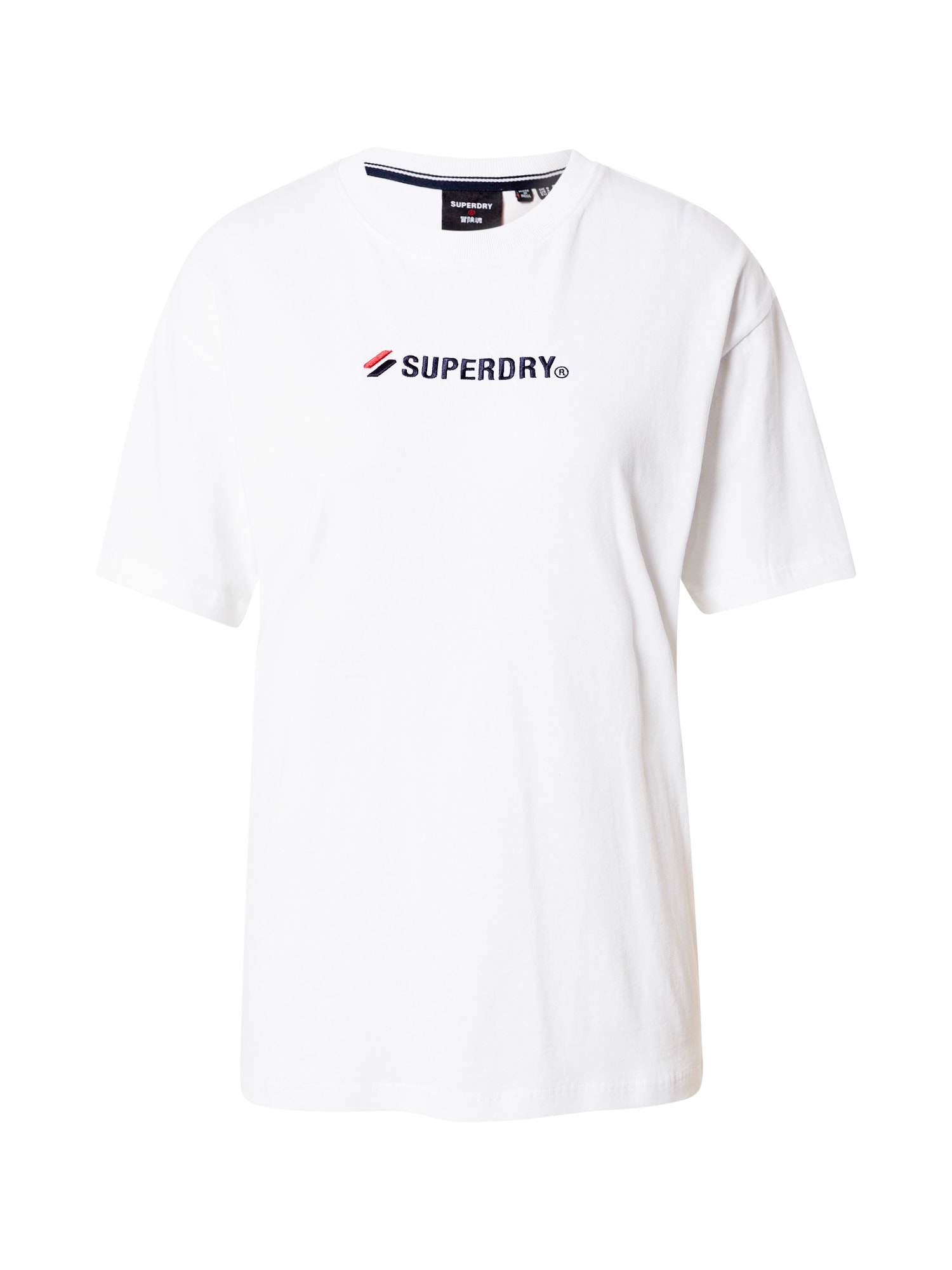 Superdry Majica  mornarska / bela