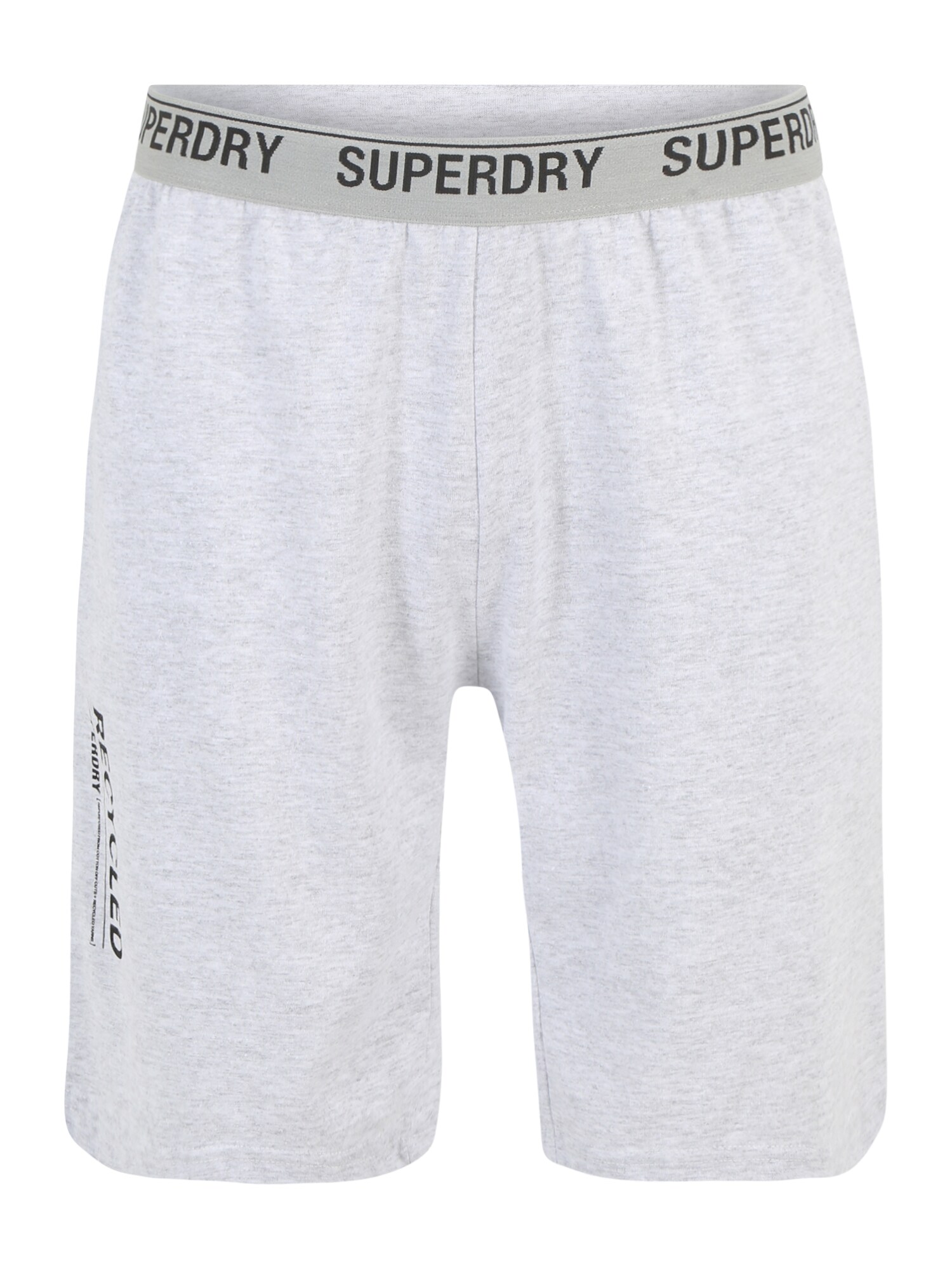 Superdry Spodnji del pižame  siva / črna