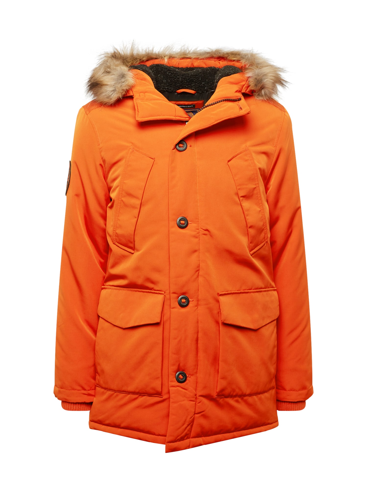Superdry Zimska jakna 'Everest'  temno oranžna