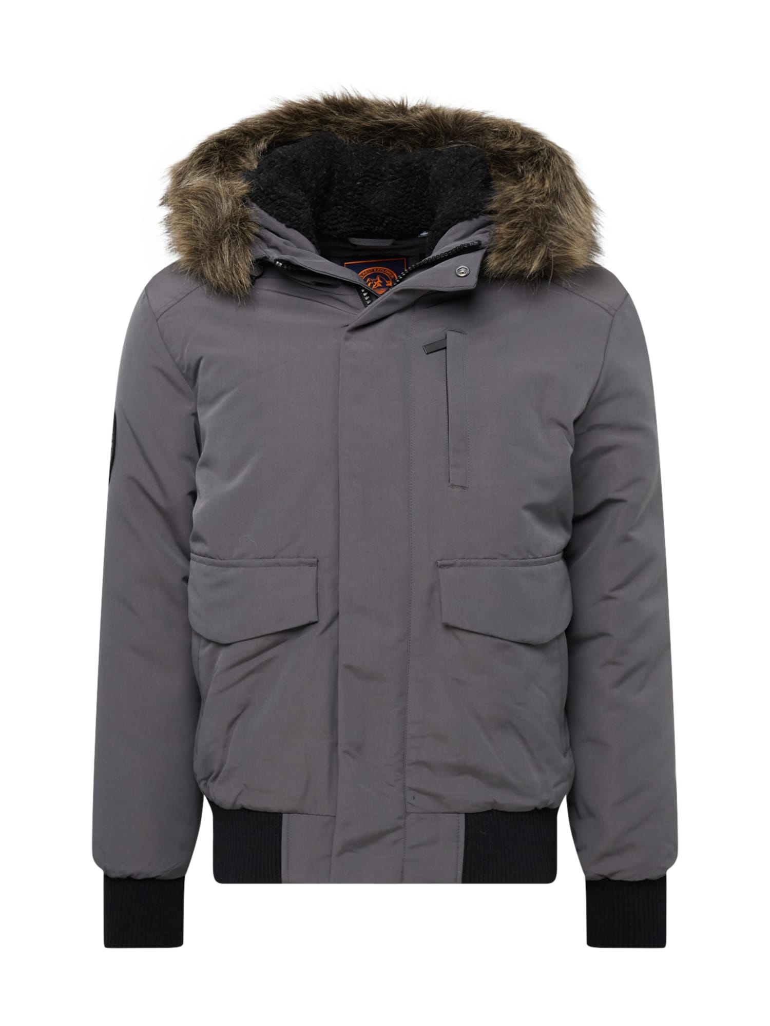 Superdry Zimska jakna 'Everest'  temno siva