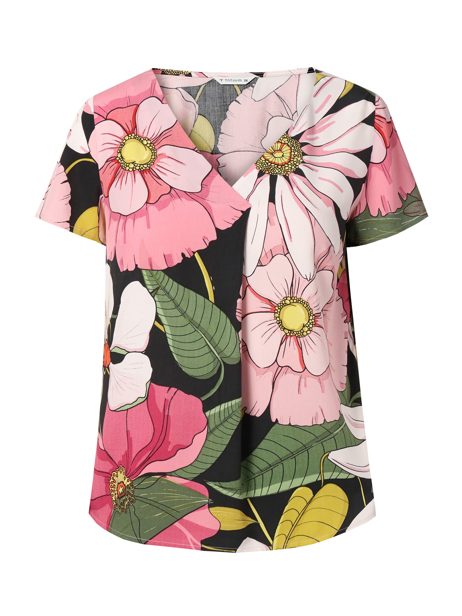 TATUUM Bluza 'KALIA'  rumena / zelena / roza / črna / bela
