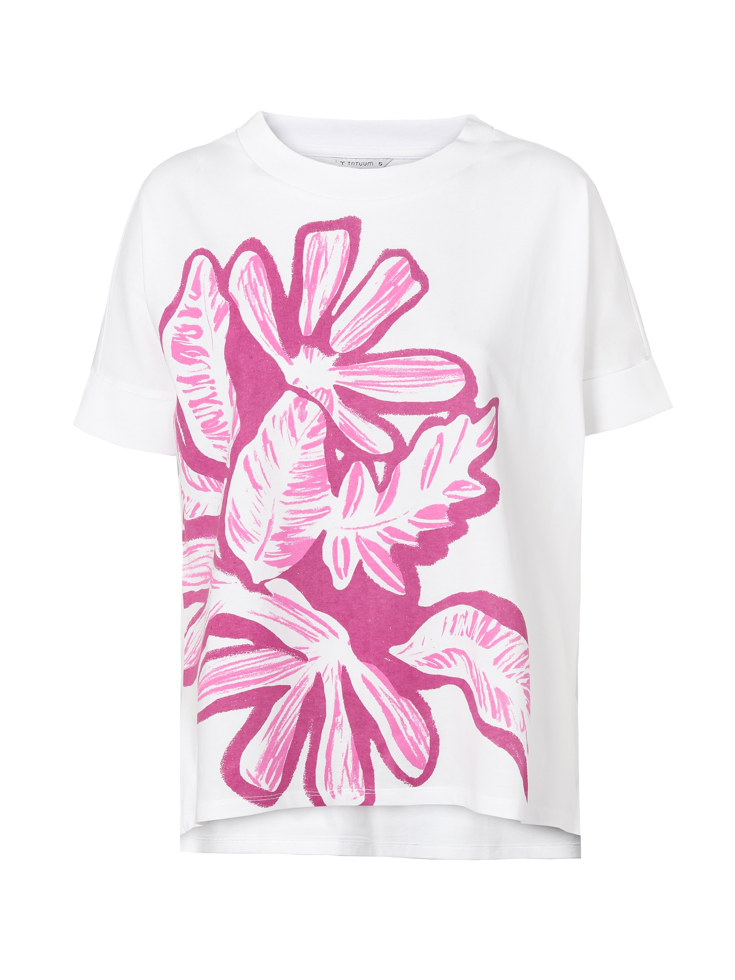 TATUUM Majica 'LIKE 14'  roza / bela