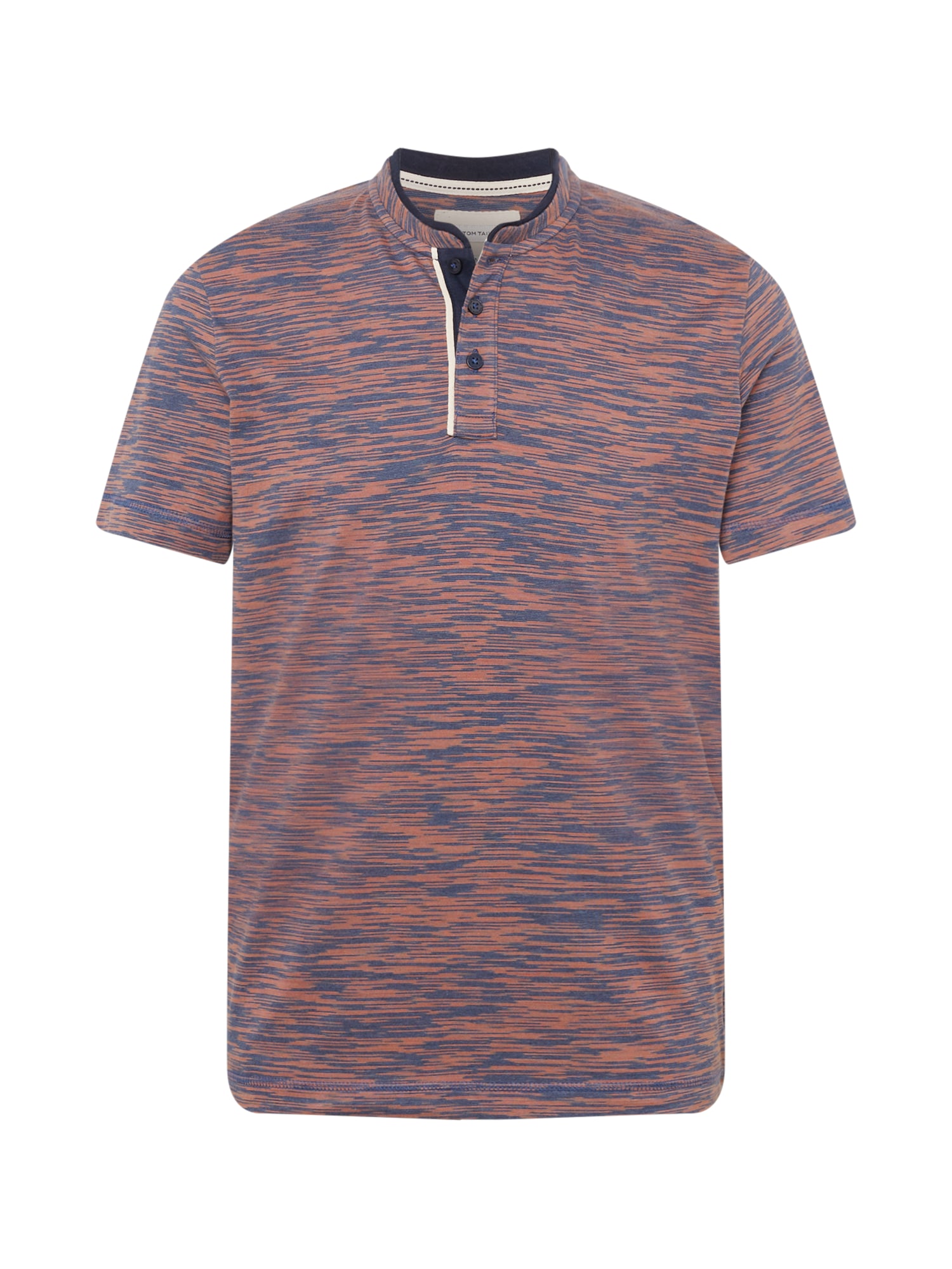 TOM TAILOR Majica  temno modra / progasto modra / rjava