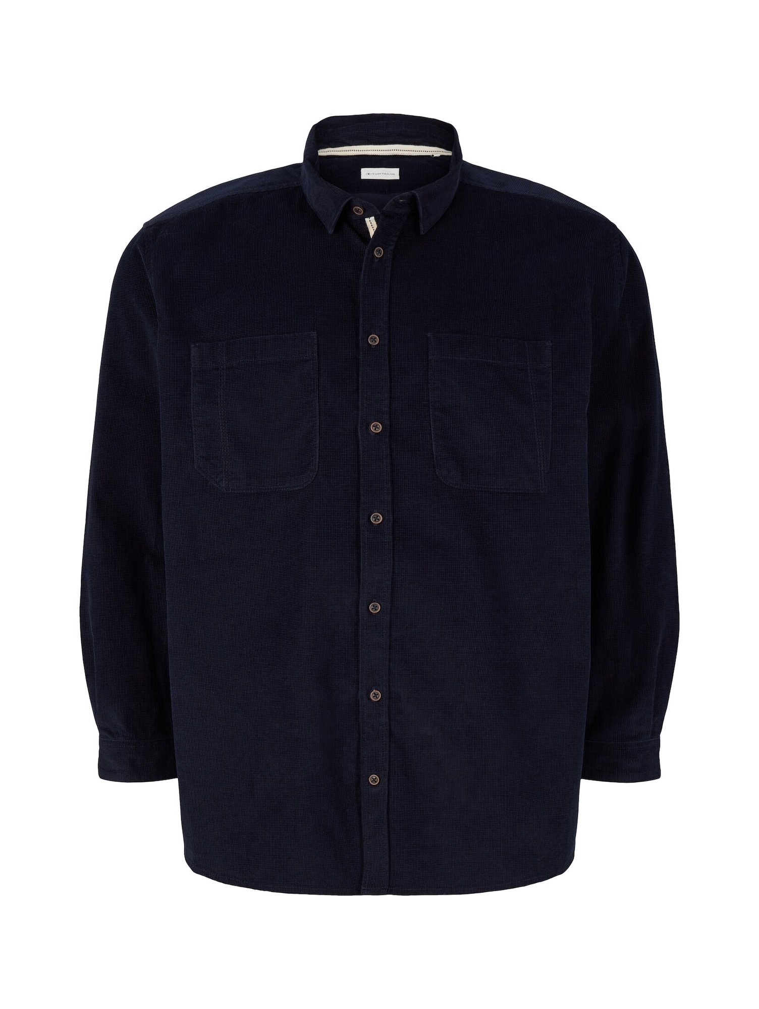 TOM TAILOR Men + Srajca  temno modra