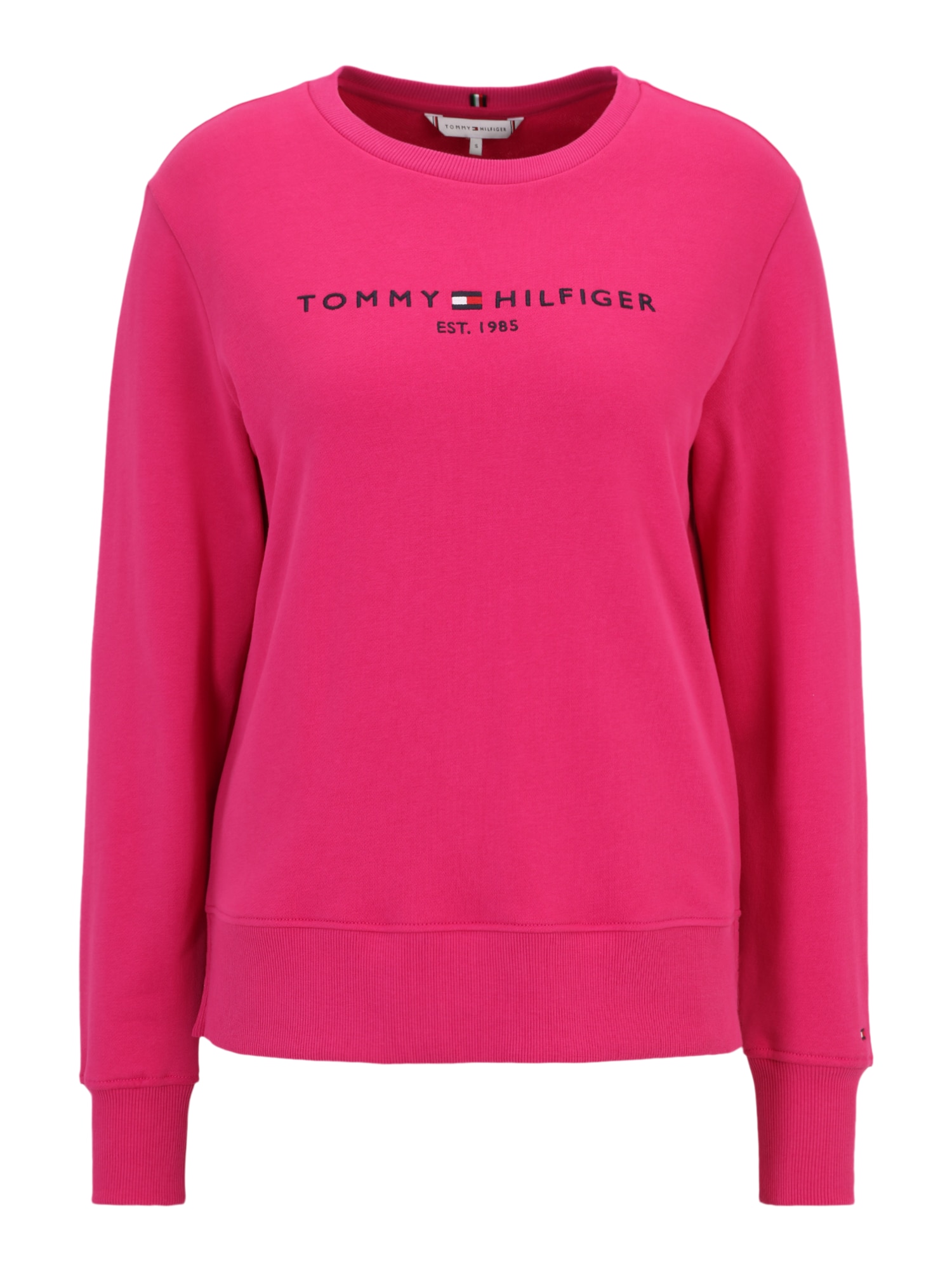 TOMMY HILFIGER Majica  mornarska / magenta / rdeča / bela