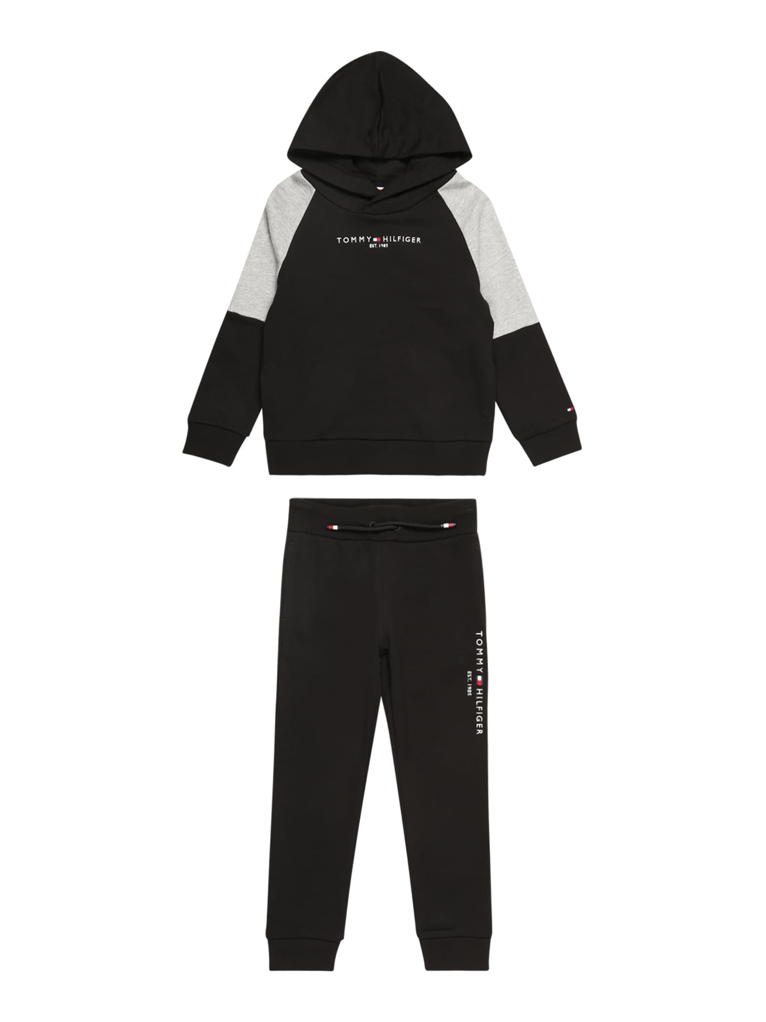 TOMMY HILFIGER Trenirka za tek  pegasto siva / rdeča / črna / bela