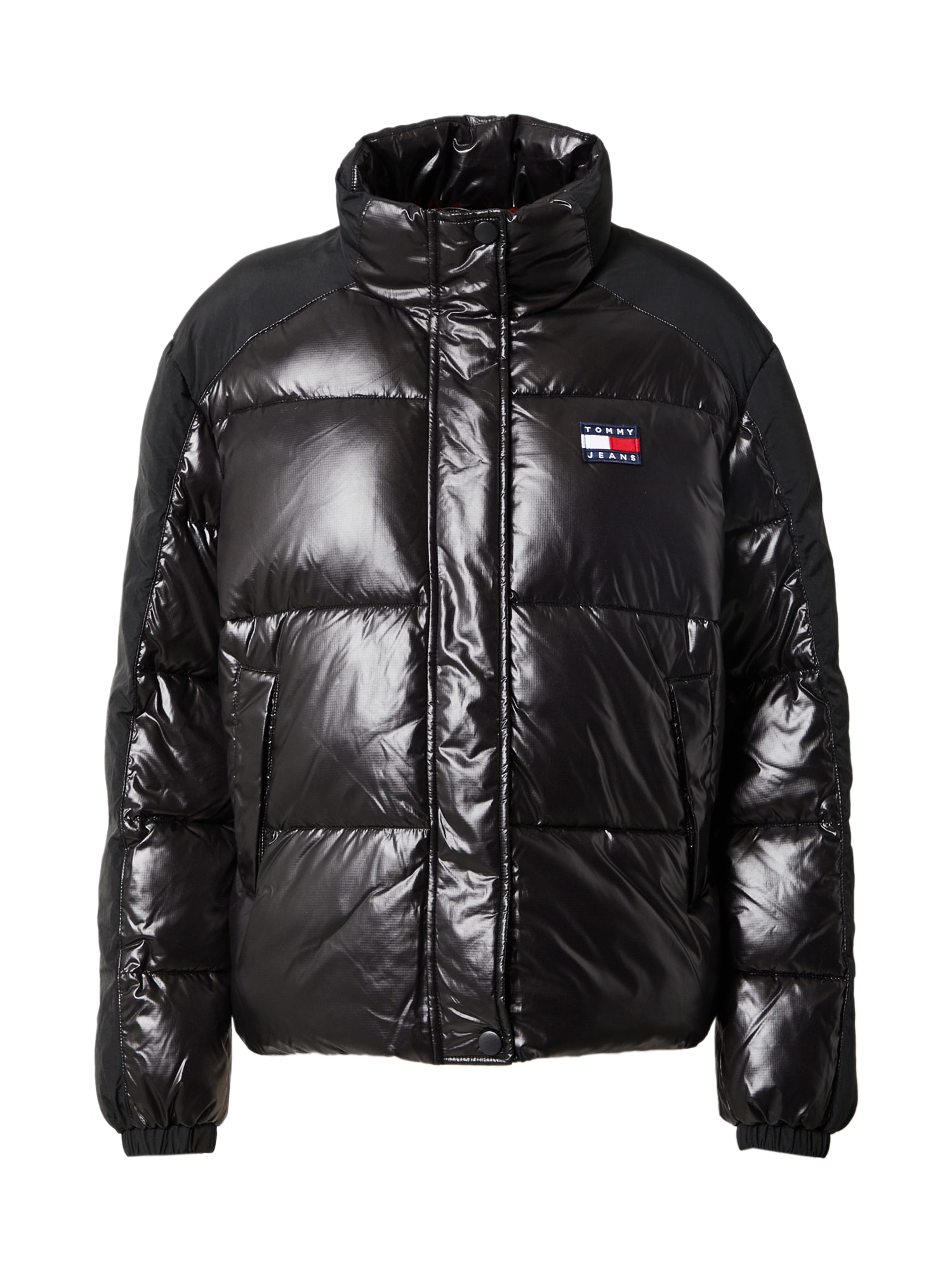 Tommy Jeans Zimska jakna  mornarska / rdeča / črna / bela