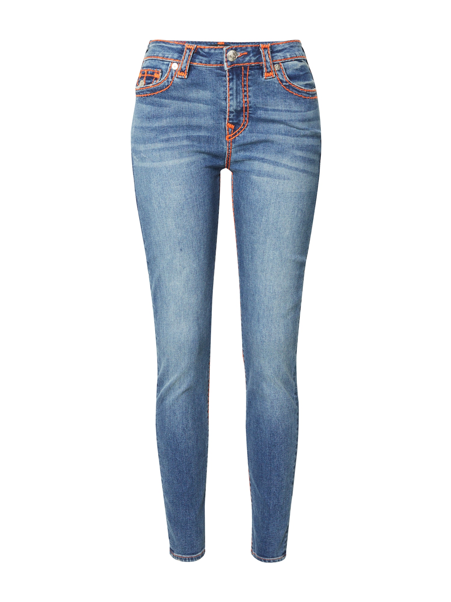 True Religion Kavbojke 'HALLE'  moder denim / oranžna