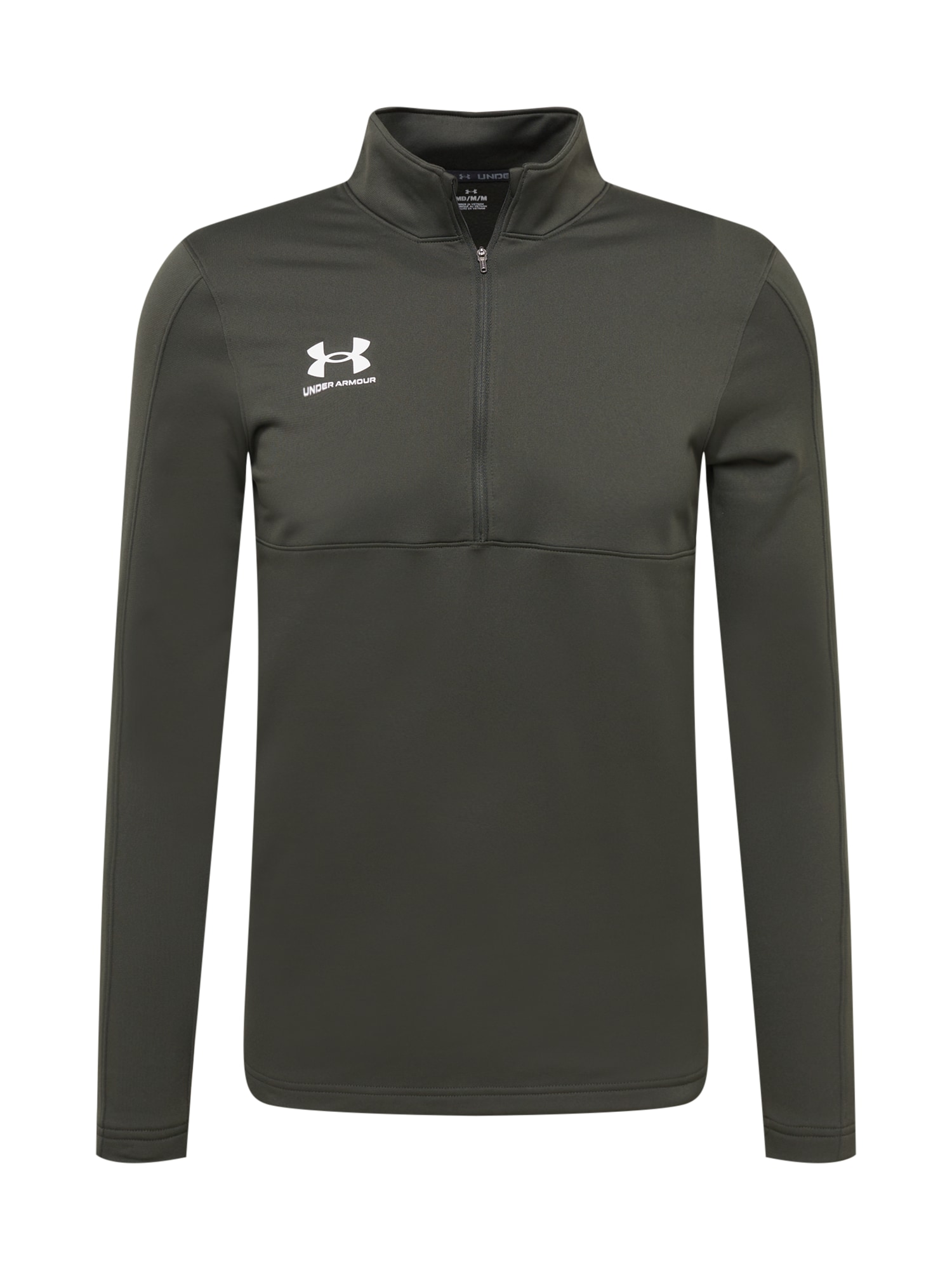 UNDER ARMOUR Funkcionalna majica 'Challenger'  temno zelena / bela