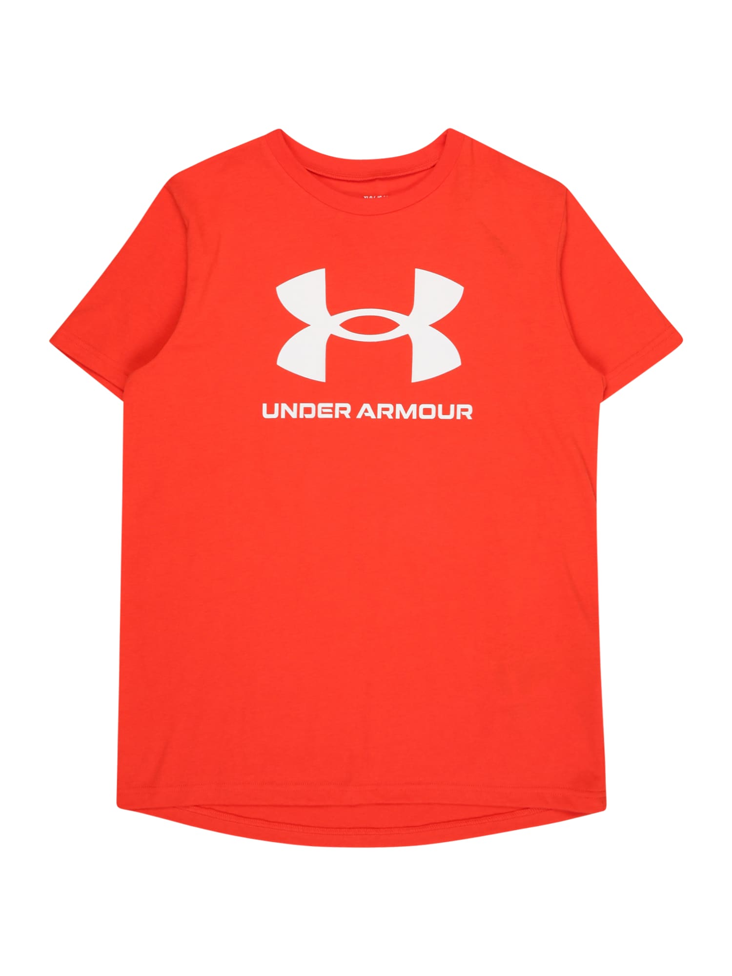 UNDER ARMOUR Funkcionalna majica  rdeča / bela