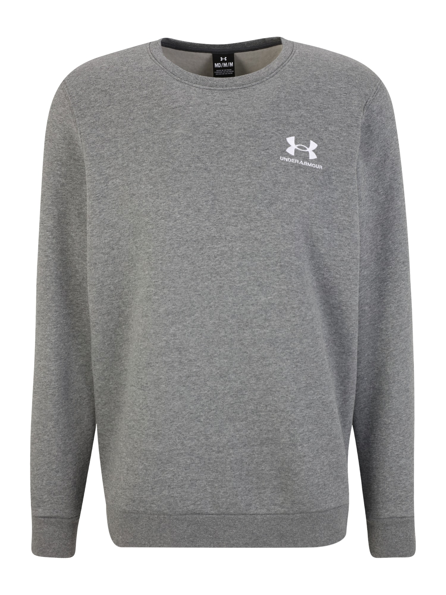 UNDER ARMOUR Športna majica  pegasto siva / bela