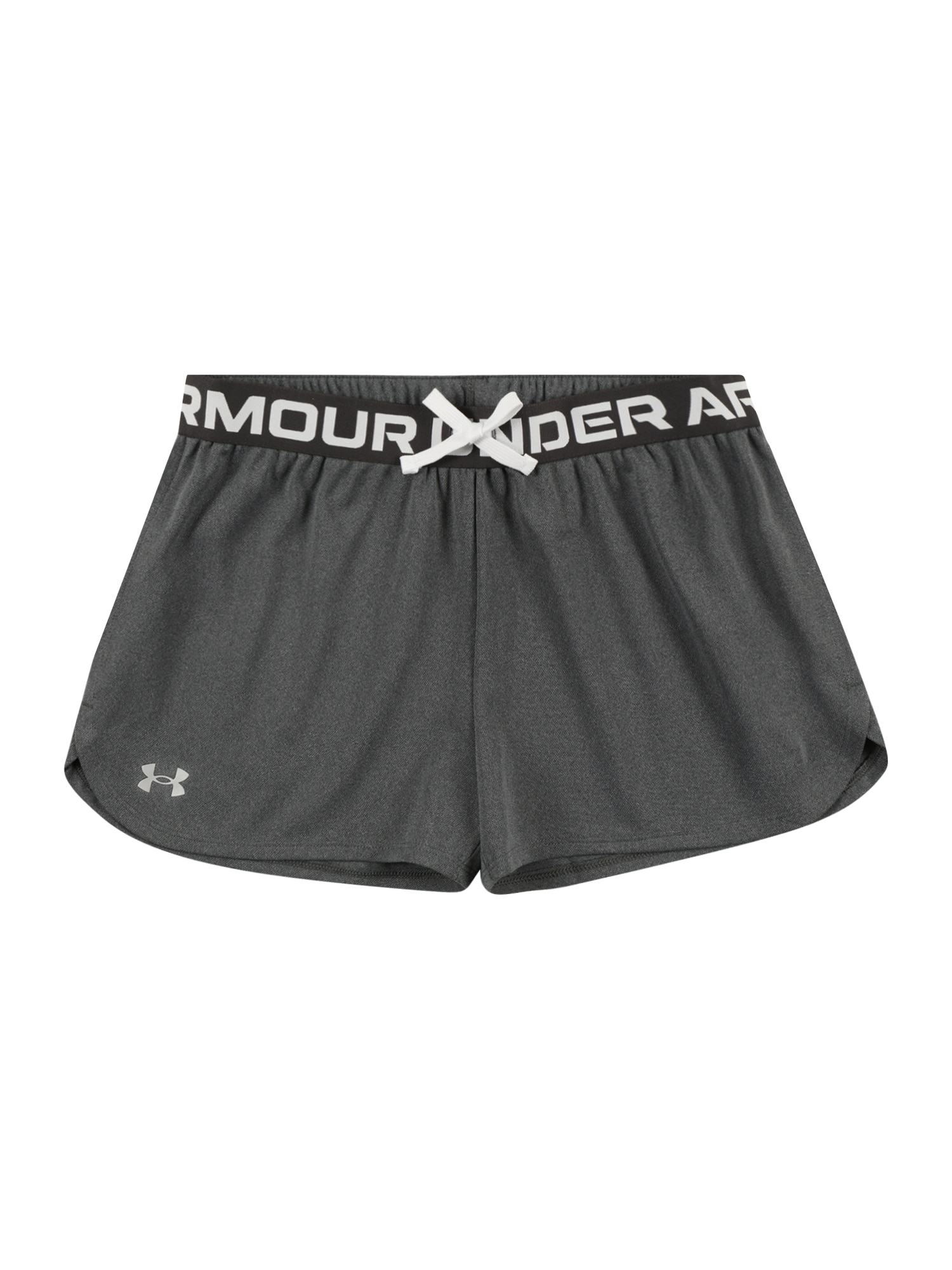 UNDER ARMOUR Športne hlače 'Play Up'  siva / črna / bela