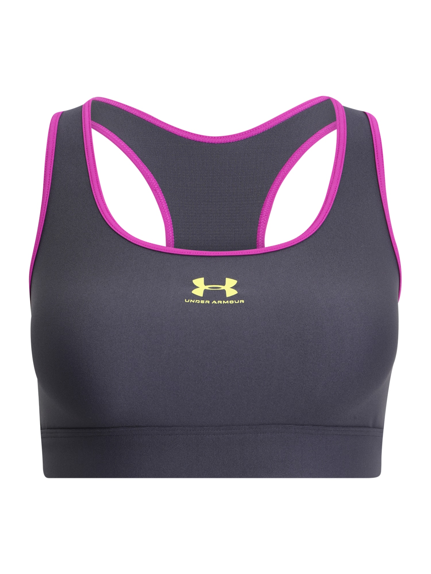UNDER ARMOUR Športni nederček  rumena / temno siva / roza