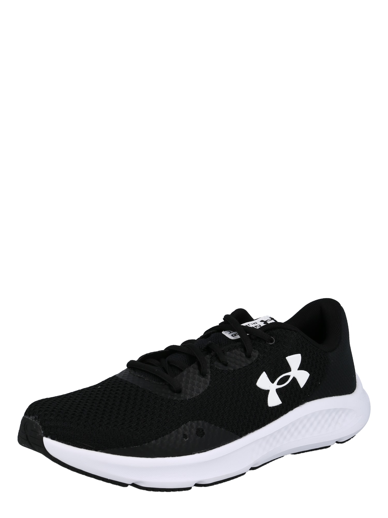 UNDER ARMOUR Tekaški čevelj 'Charged Pursuit 3'  črna / bela