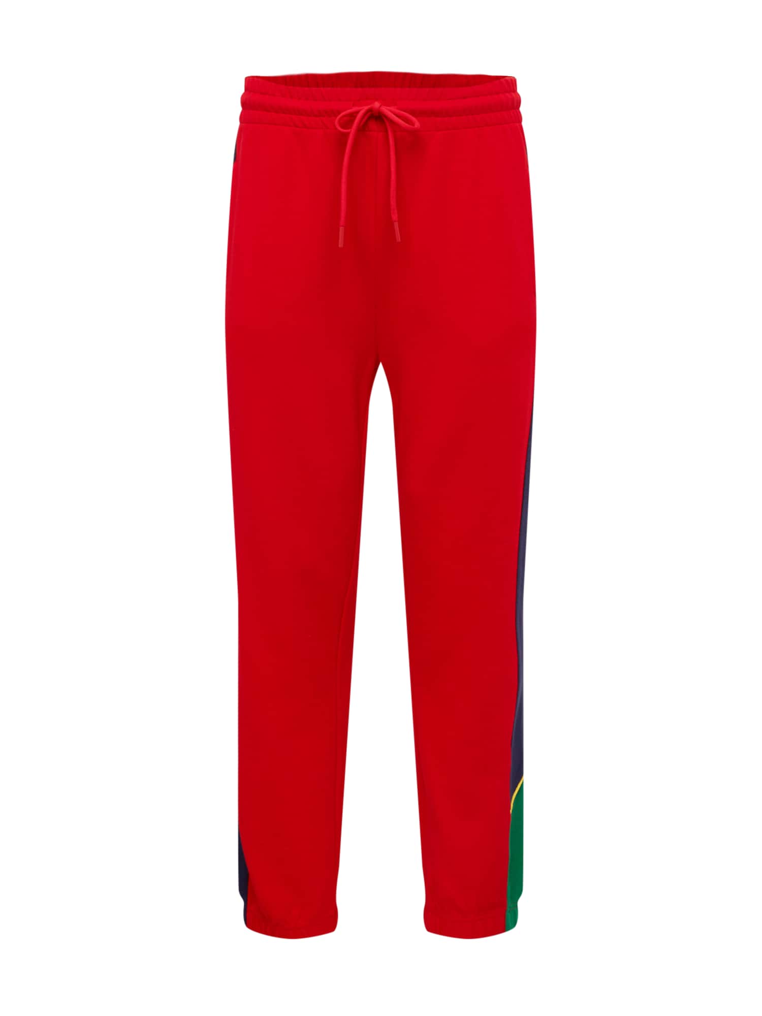 UNITED COLORS OF BENETTON Hlače  mornarska / temno rumena / zelena / rdeča