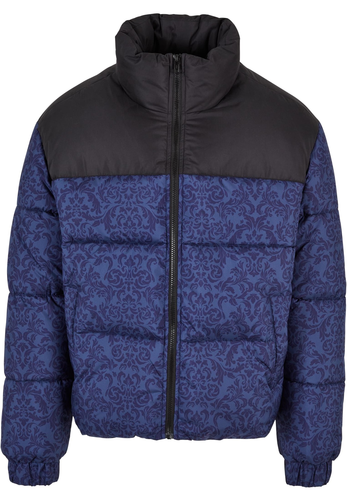 Urban Classics Prehodna jakna  indigo / golobje modra / črna