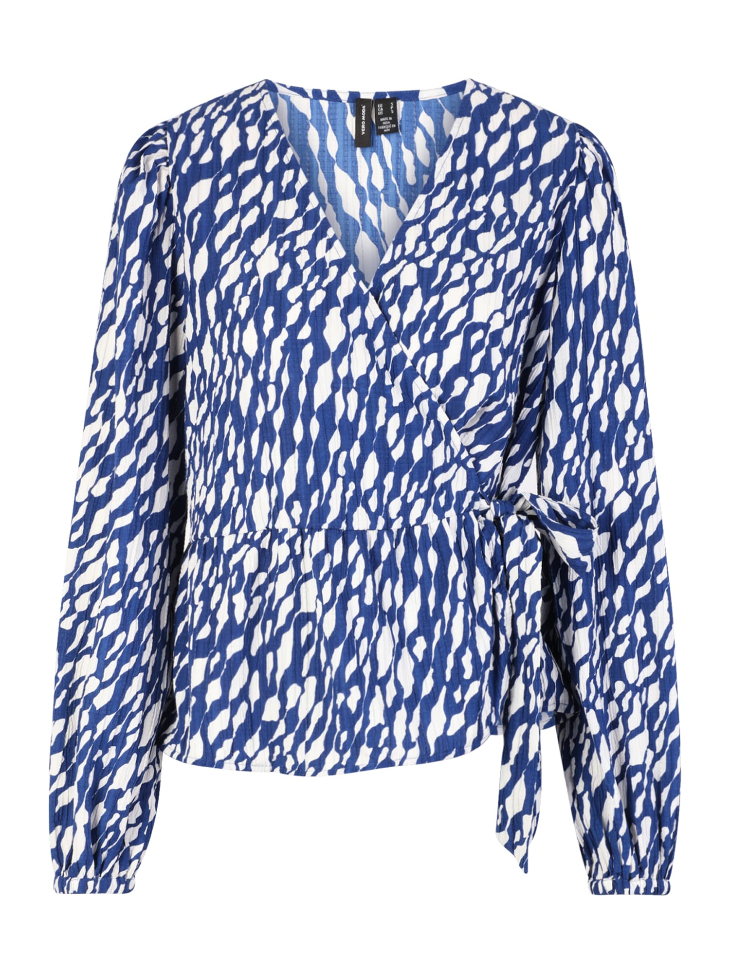 VERO MODA Bluza 'DAISY'  modra / bela