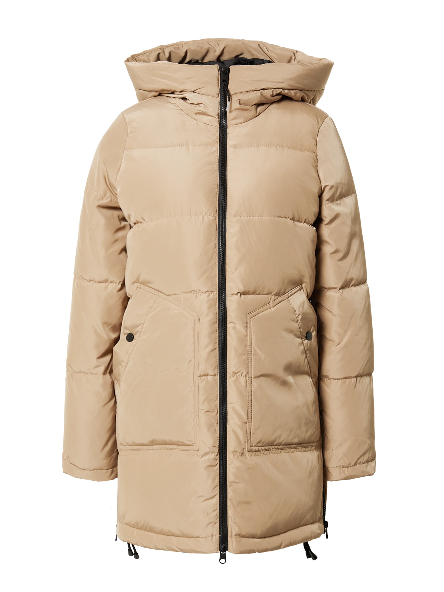 VERO MODA Zimska jakna 'Oslo'  svetlo rjava / črna