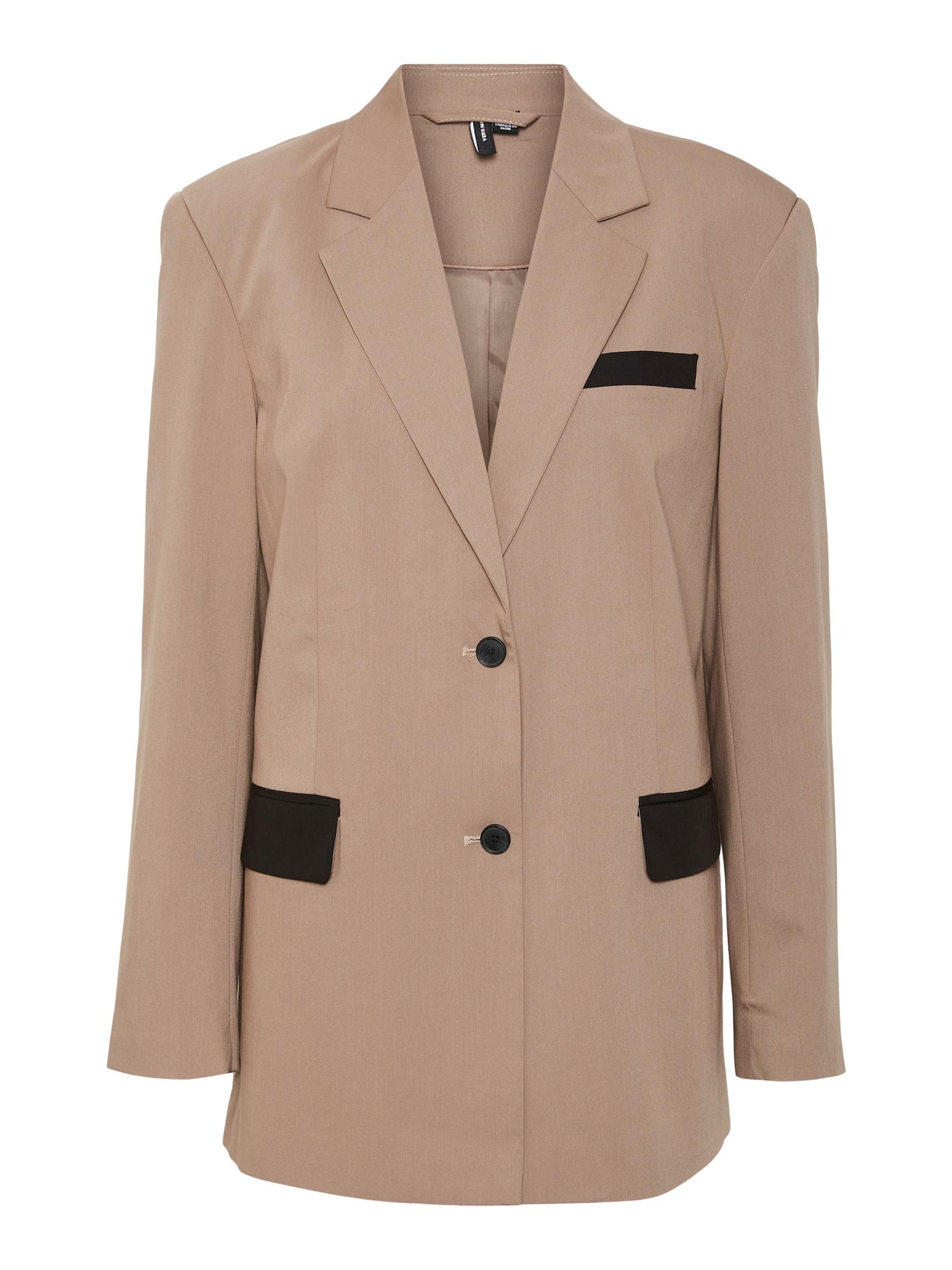 Vero Moda Collab Blazer 'Victoria'  temno bež / temno rjava