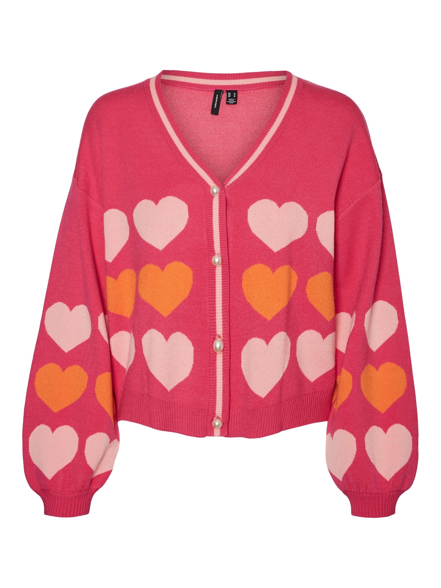 Vero Moda Collab Pletena jopa 'Kae'  oranžna / roza / rosé