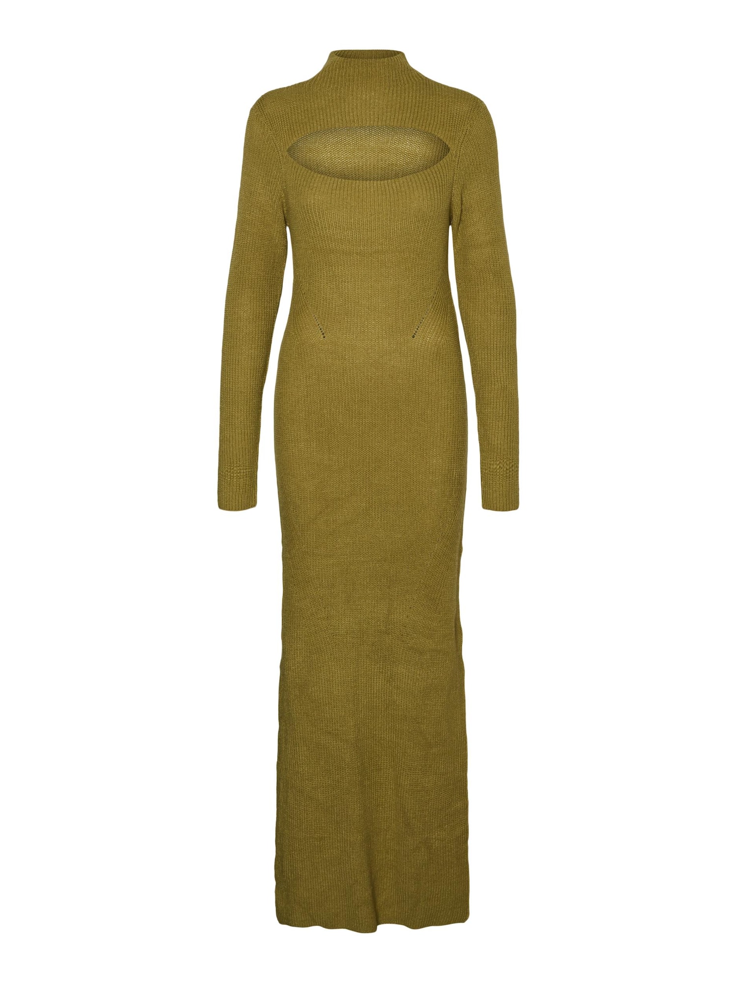 Vero Moda Collab Pletena obleka 'Kae'  oliva
