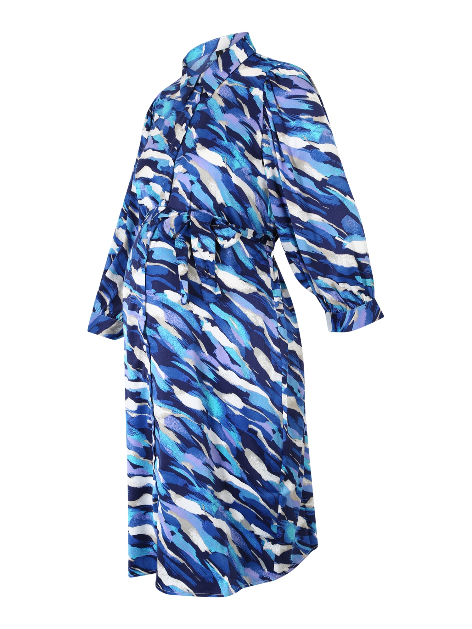 Vero Moda Maternity Dolga srajca 'Kleo'  modra / marine / pastelno lila / bela