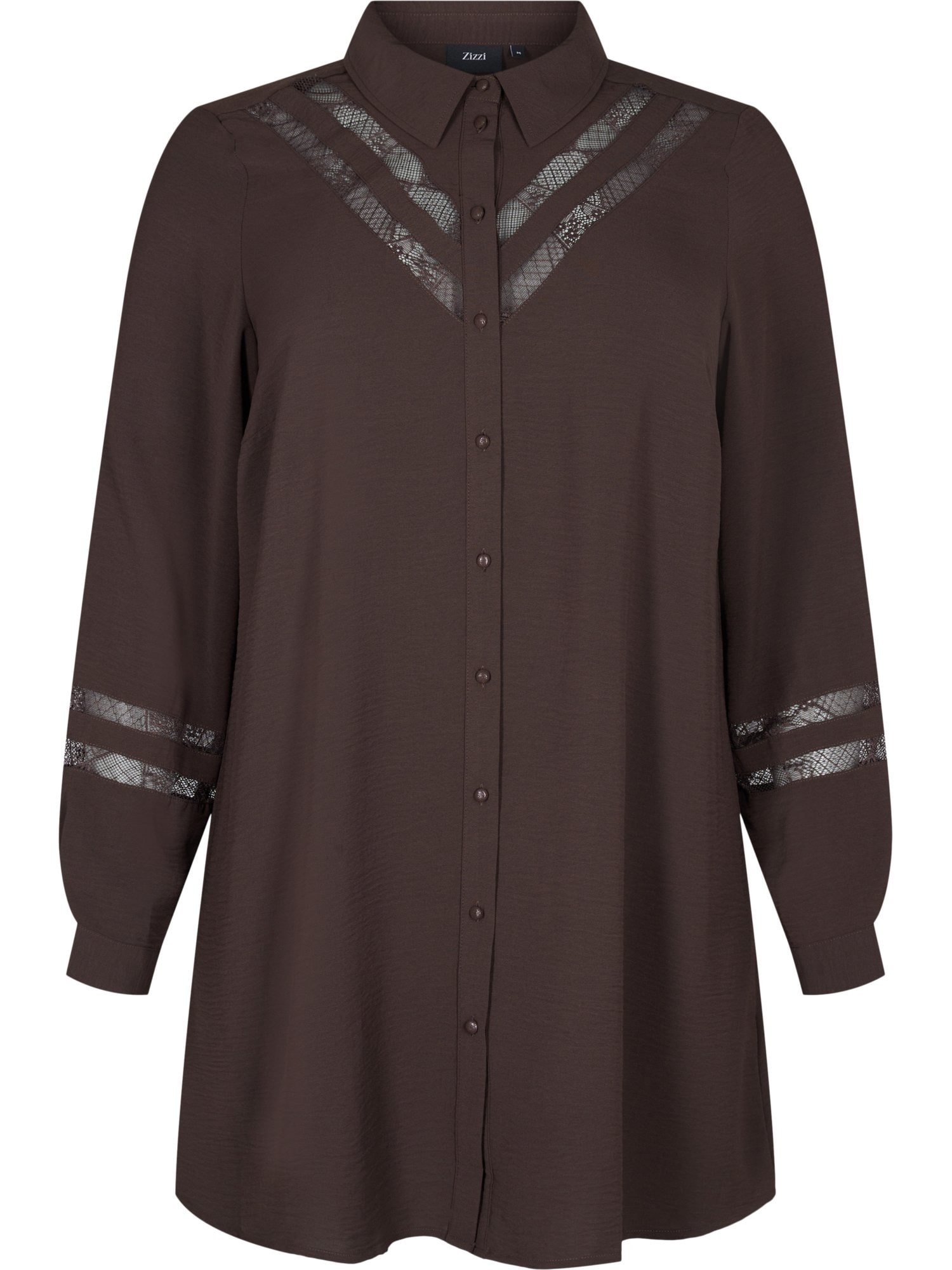 Zizzi Bluza 'CAKAMMA'  rjava