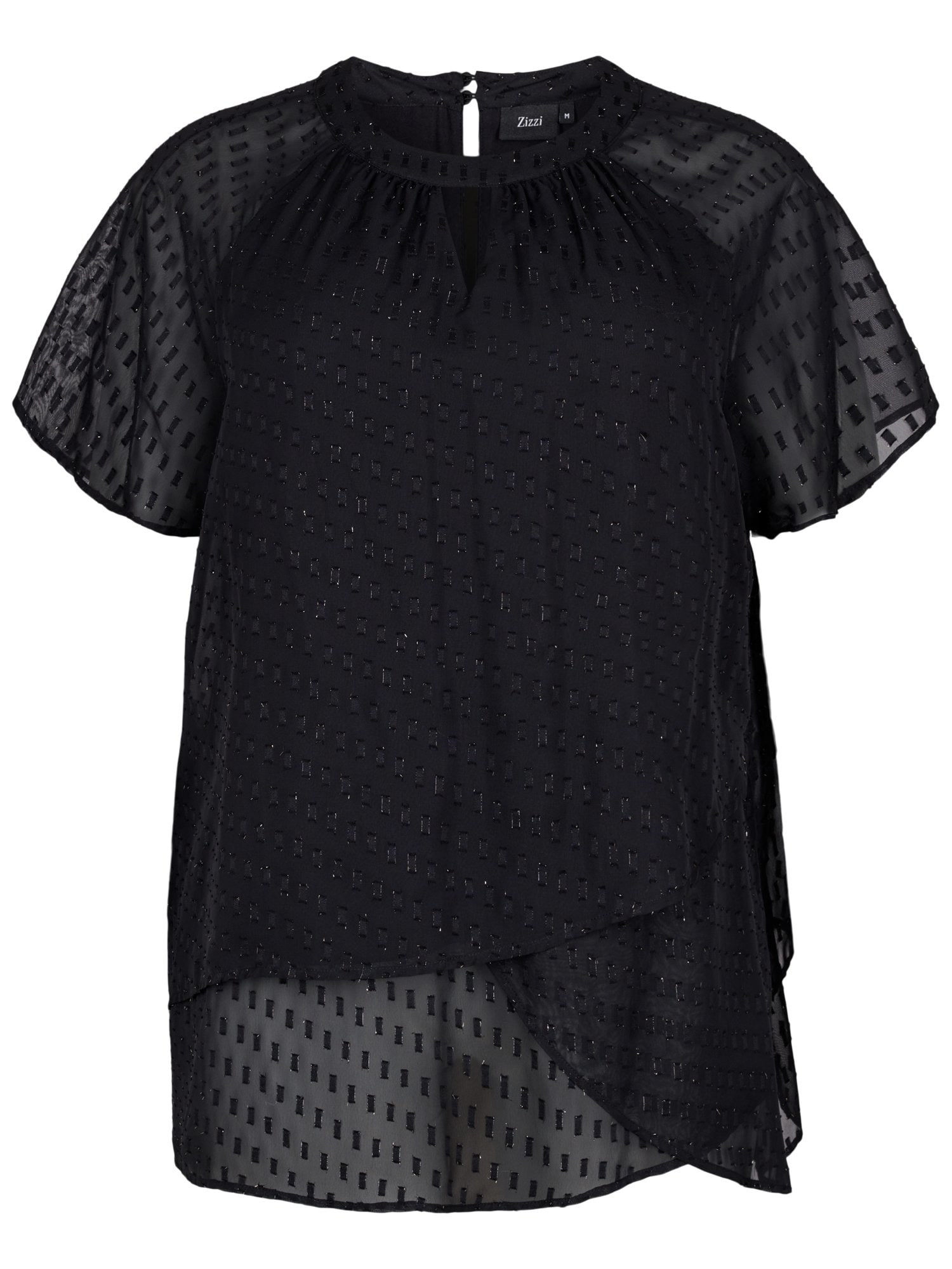 Zizzi Bluza  črna
