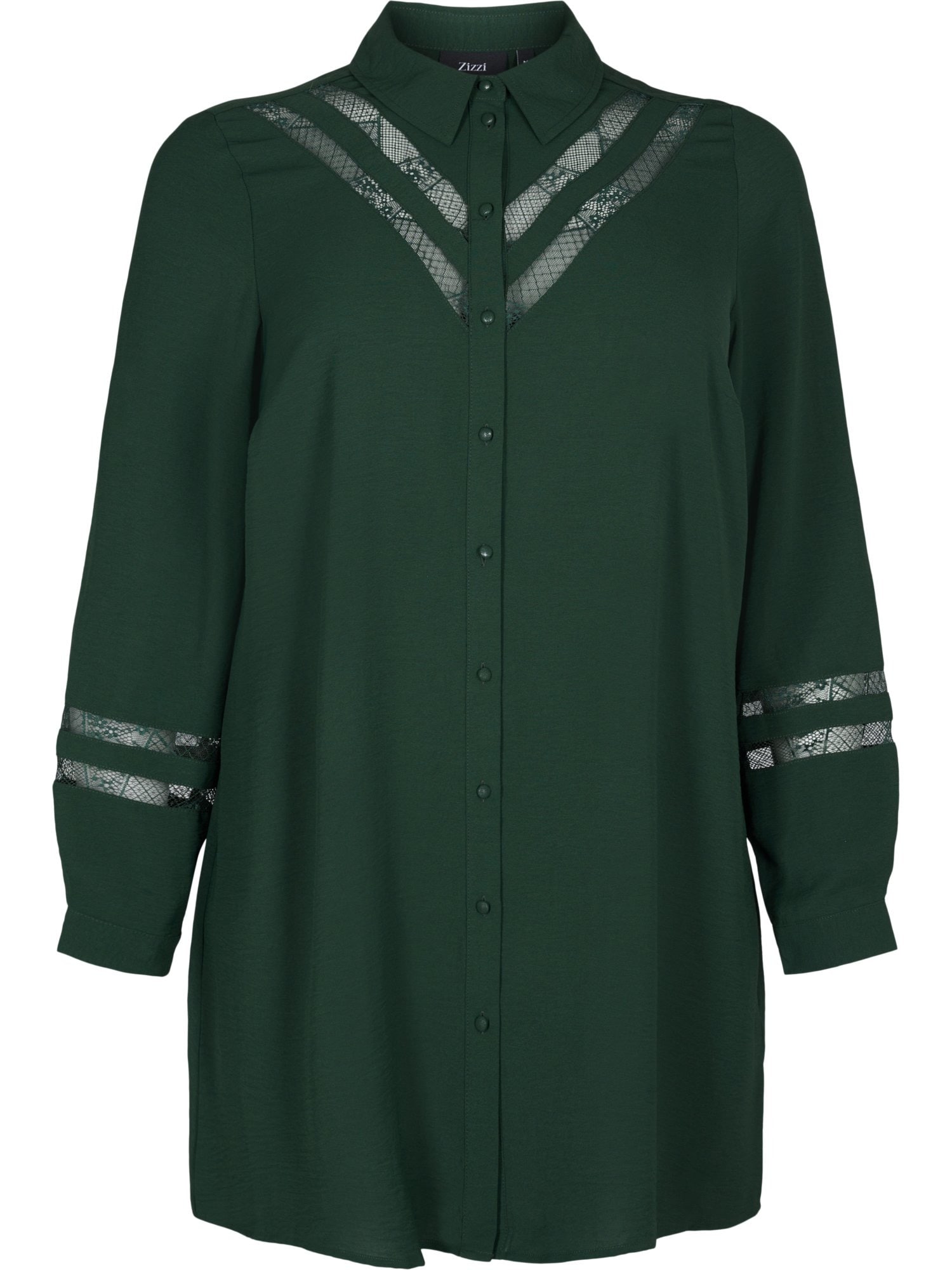 Zizzi Bluza  temno zelena
