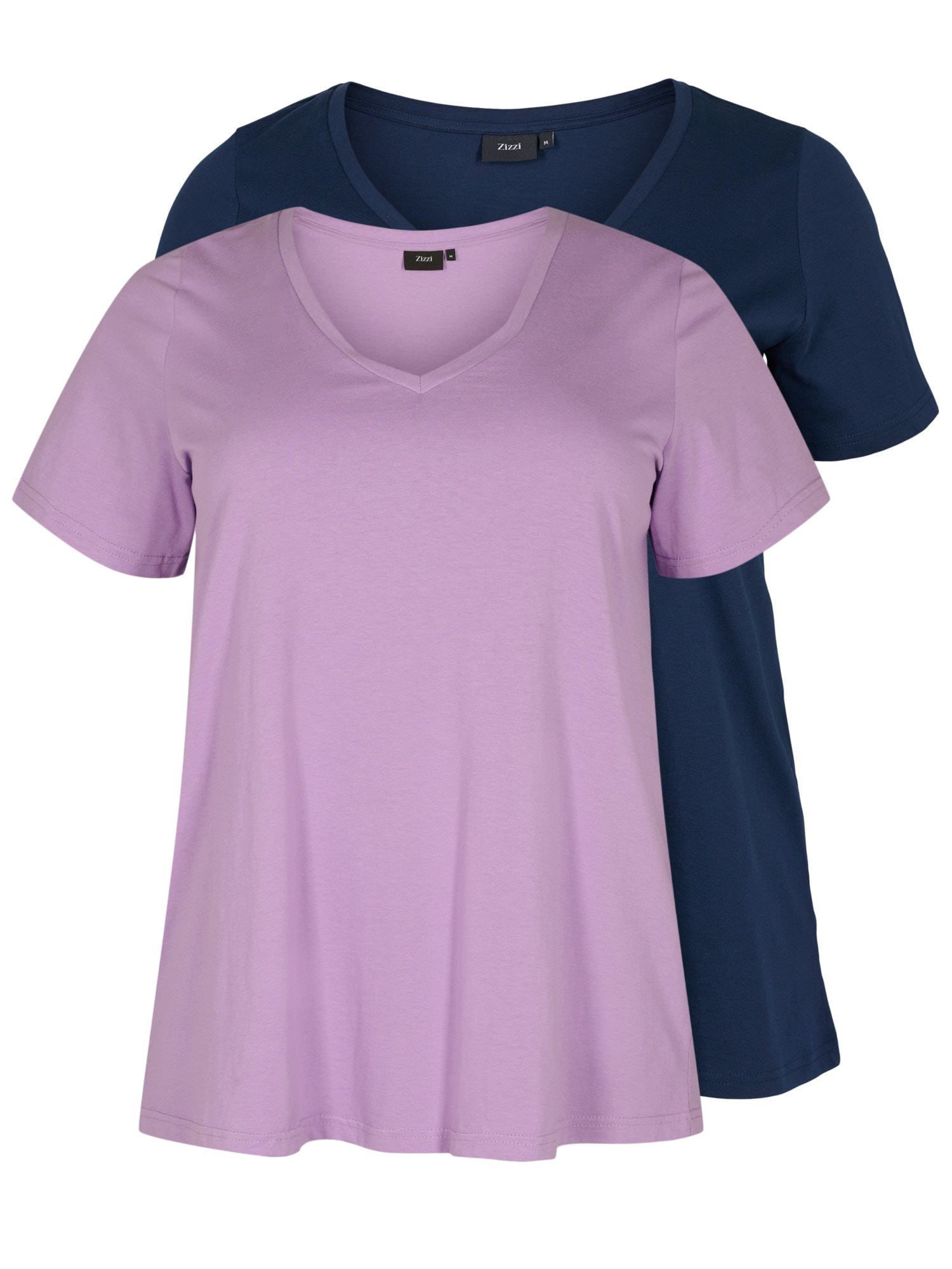 Zizzi Majica  temno modra / mauve
