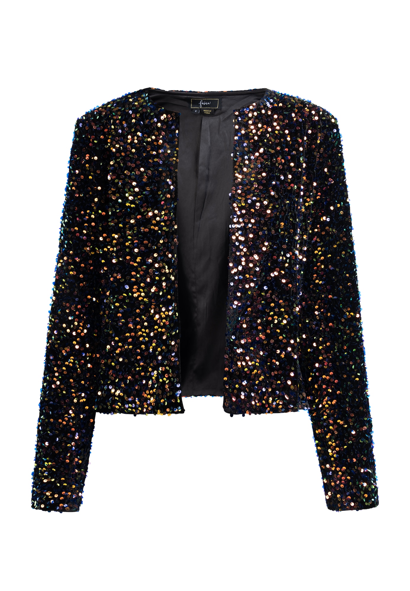 faina Blazer  mešane barve / črna