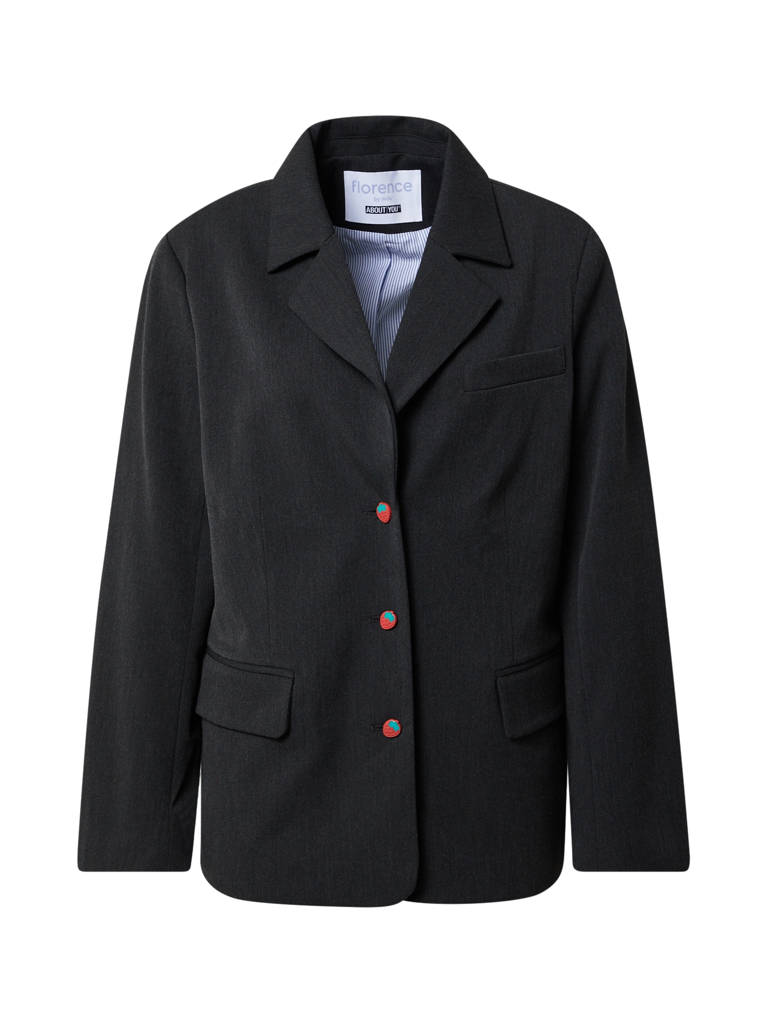 florence by mills exclusive for ABOUT YOU Blazer 'Verbena'  temno siva