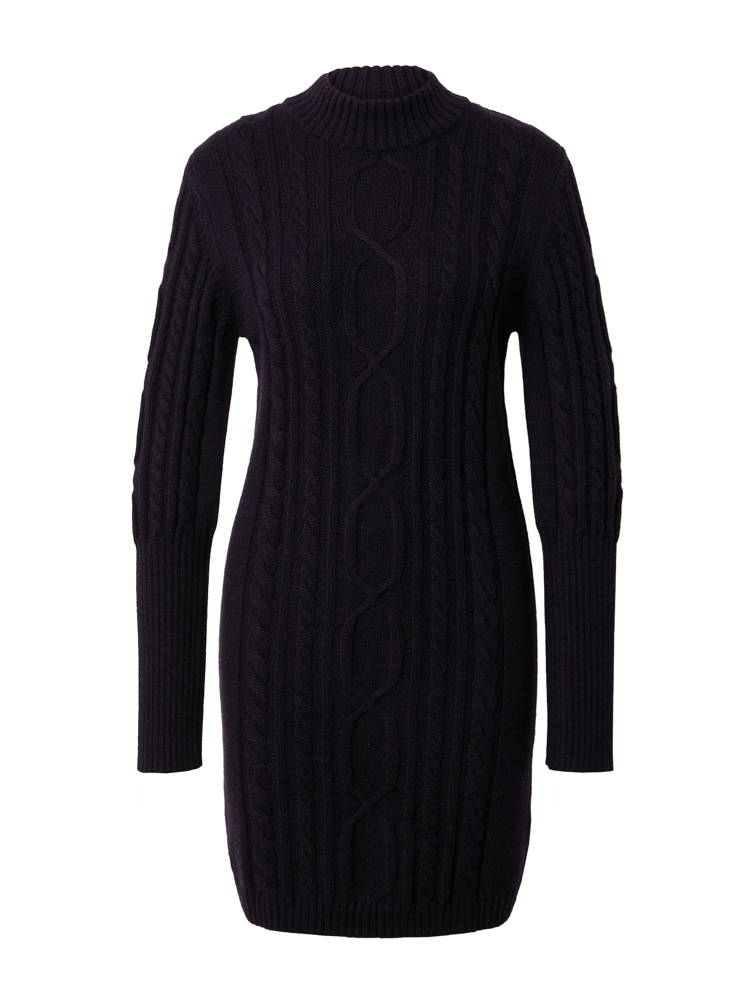 florence by mills exclusive for ABOUT YOU Pletena obleka 'Indira'  črna
