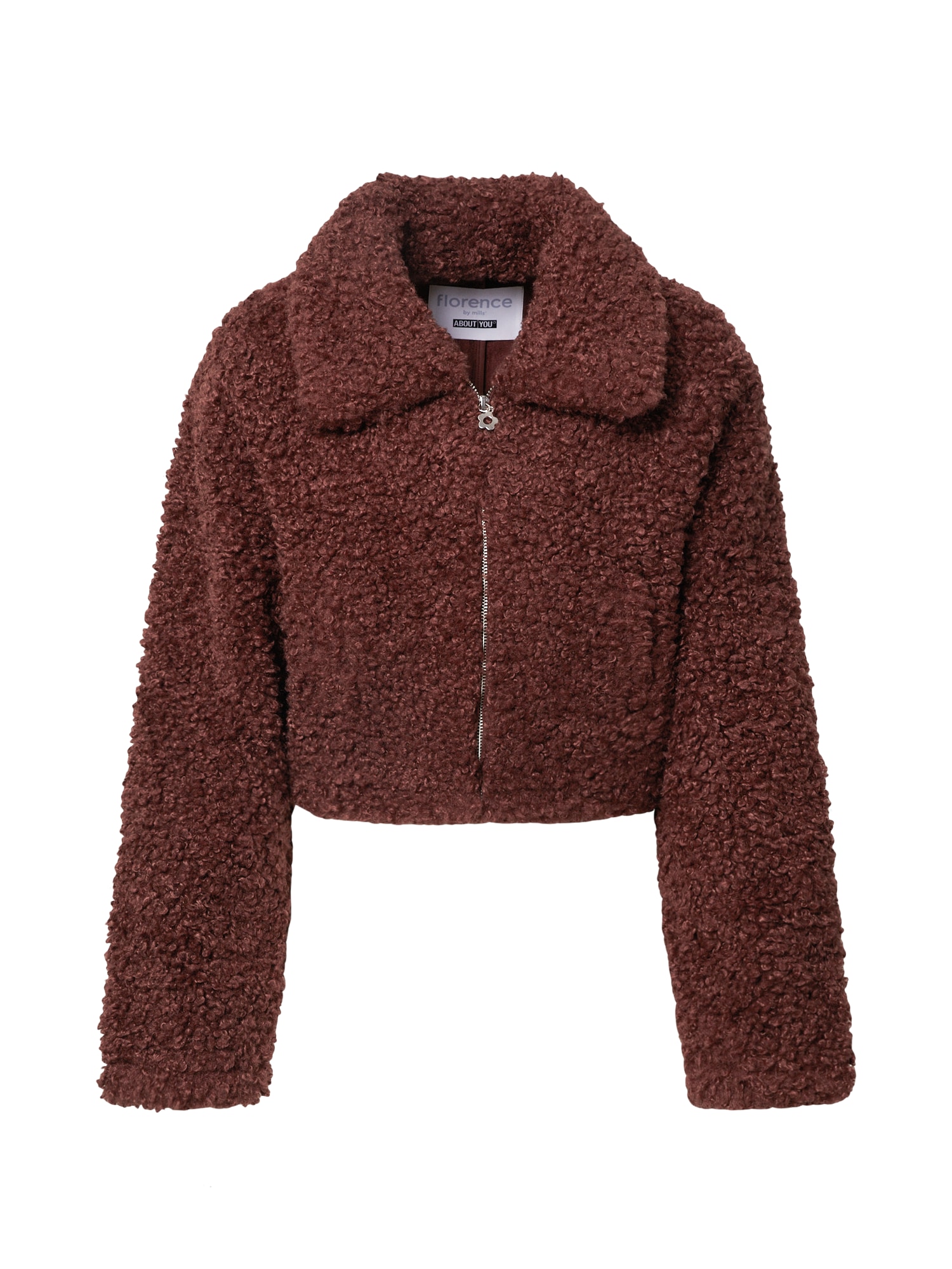 florence by mills exclusive for ABOUT YOU Prehodna jakna 'Magnolia'  čokolada