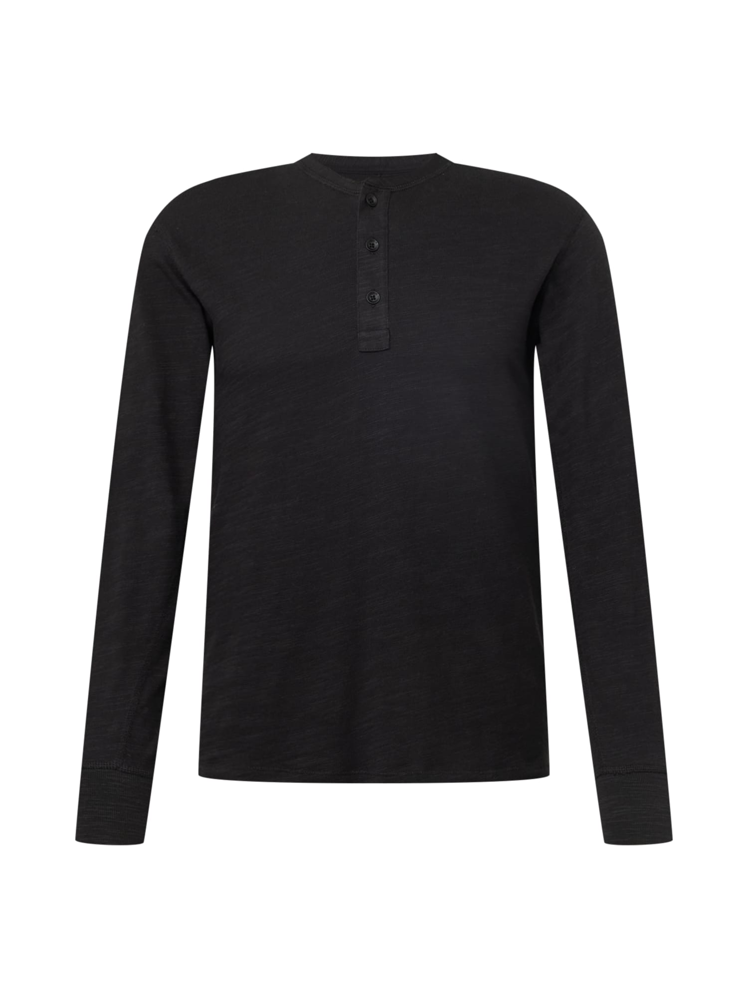 rag & bone Majica 'classic henley'  črna