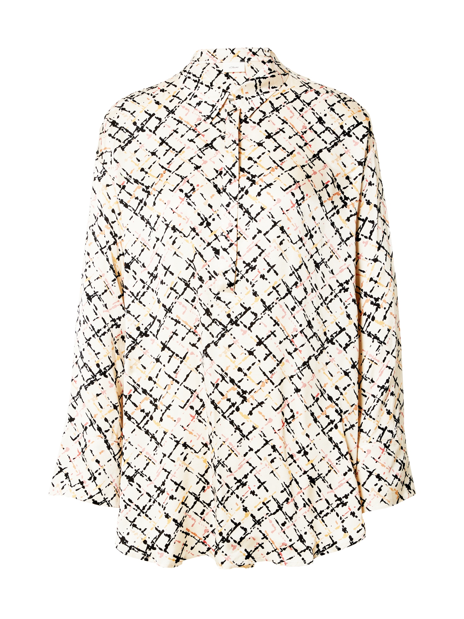 s.Oliver BLACK LABEL Bluza  mešane barve / bela