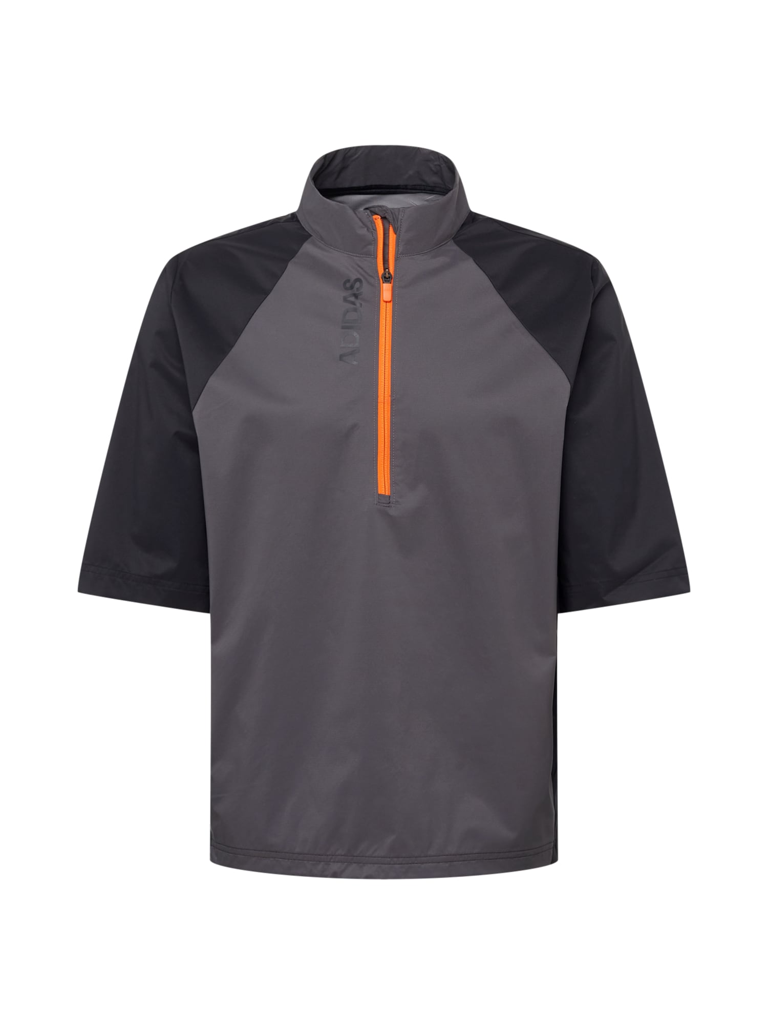 ADIDAS GOLF Funkcionalna majica  temno siva / oranžna / črna