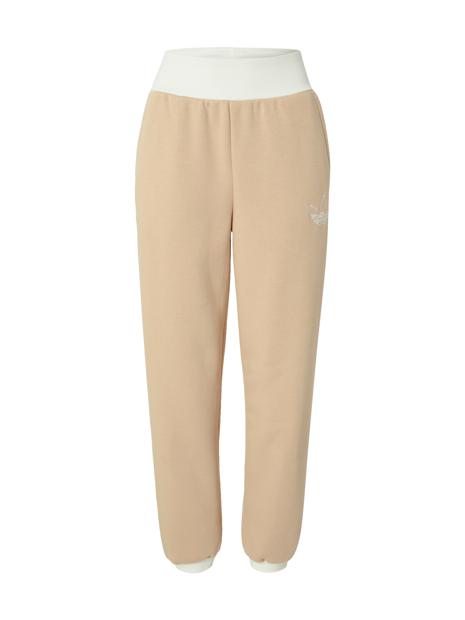 ADIDAS ORIGINALS Hlače  pesek / naravno bela