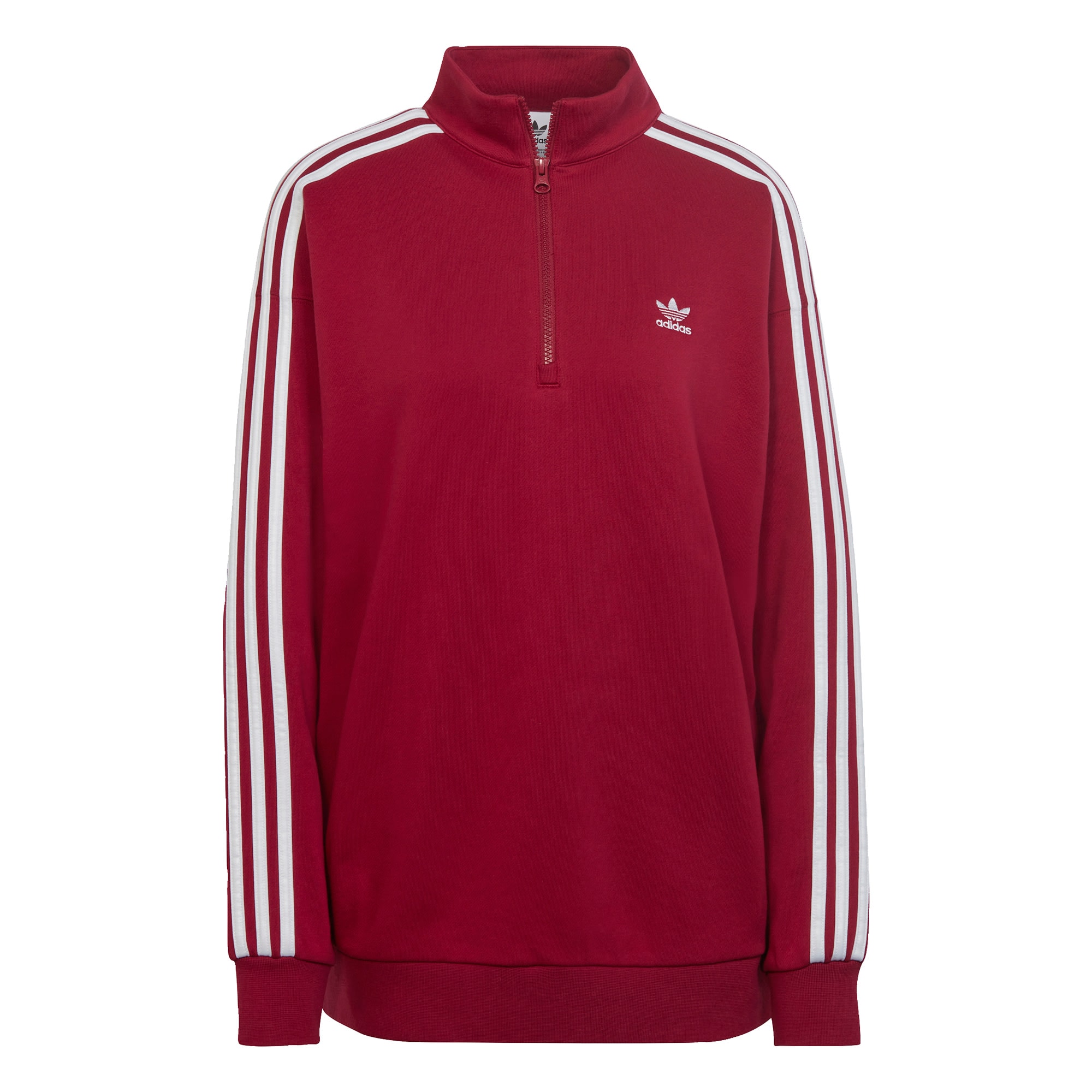 ADIDAS ORIGINALS Majica  burgund / bela