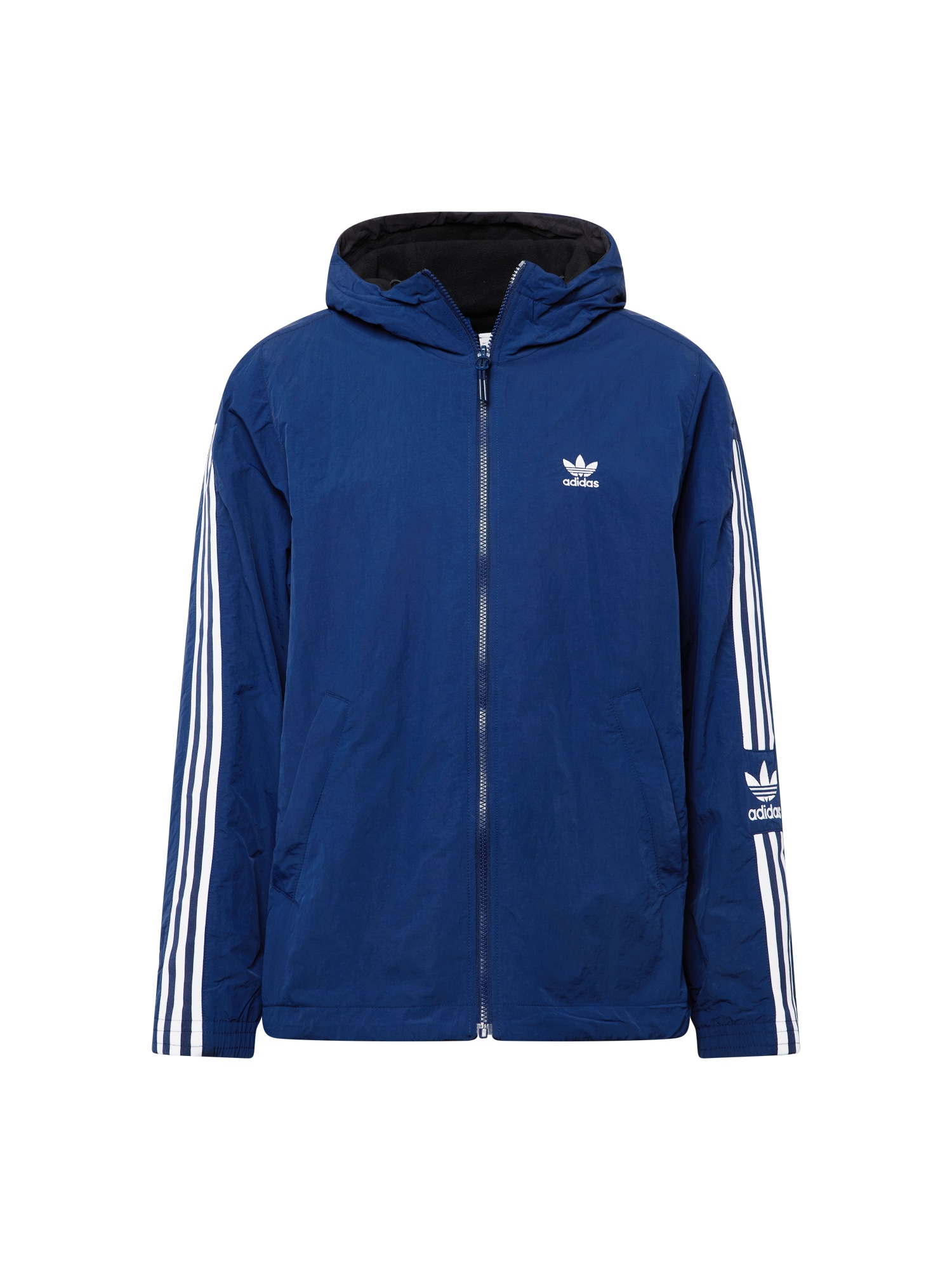 ADIDAS ORIGINALS Prehodna jakna  indigo / črna / bela