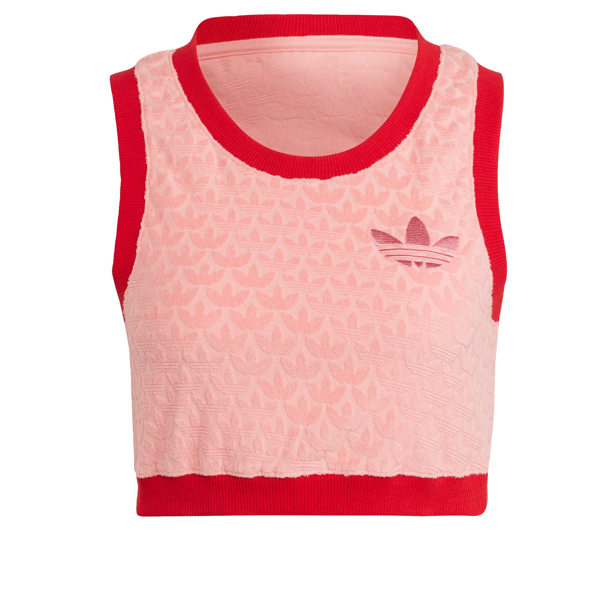 ADIDAS ORIGINALS Top  roza / rdeča