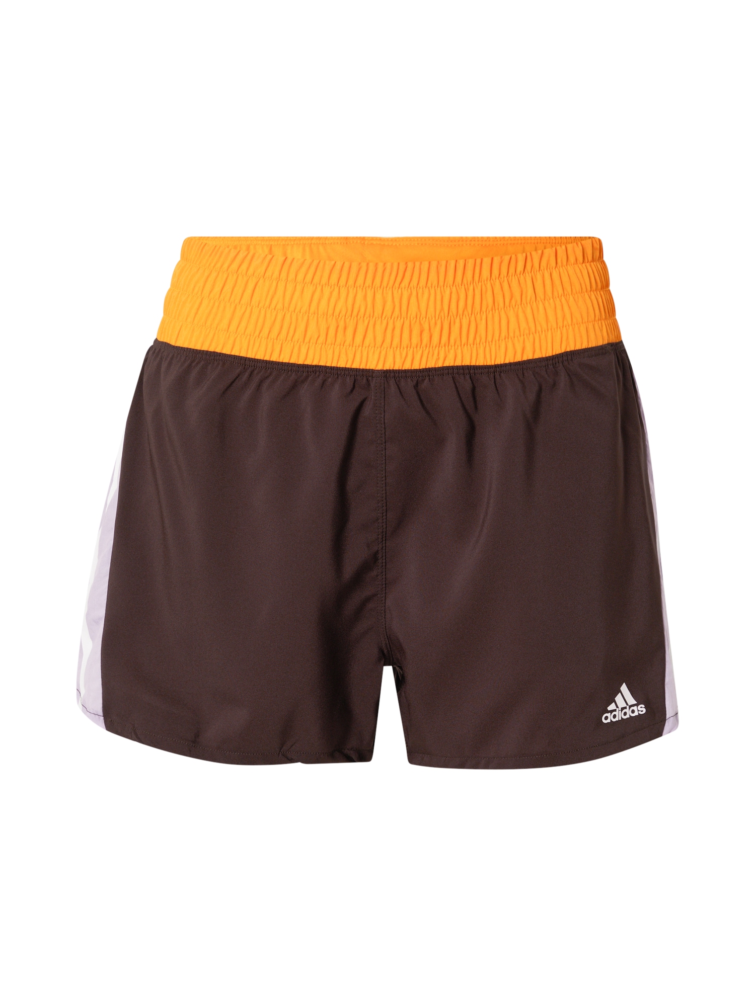 ADIDAS PERFORMANCE Športne hlače  temno rjava / majnica / svetlo oranžna / bela
