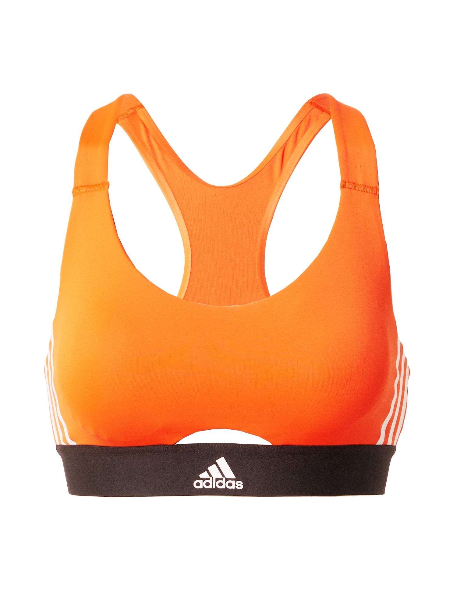 ADIDAS PERFORMANCE Športni nederček  korala / črna / bela
