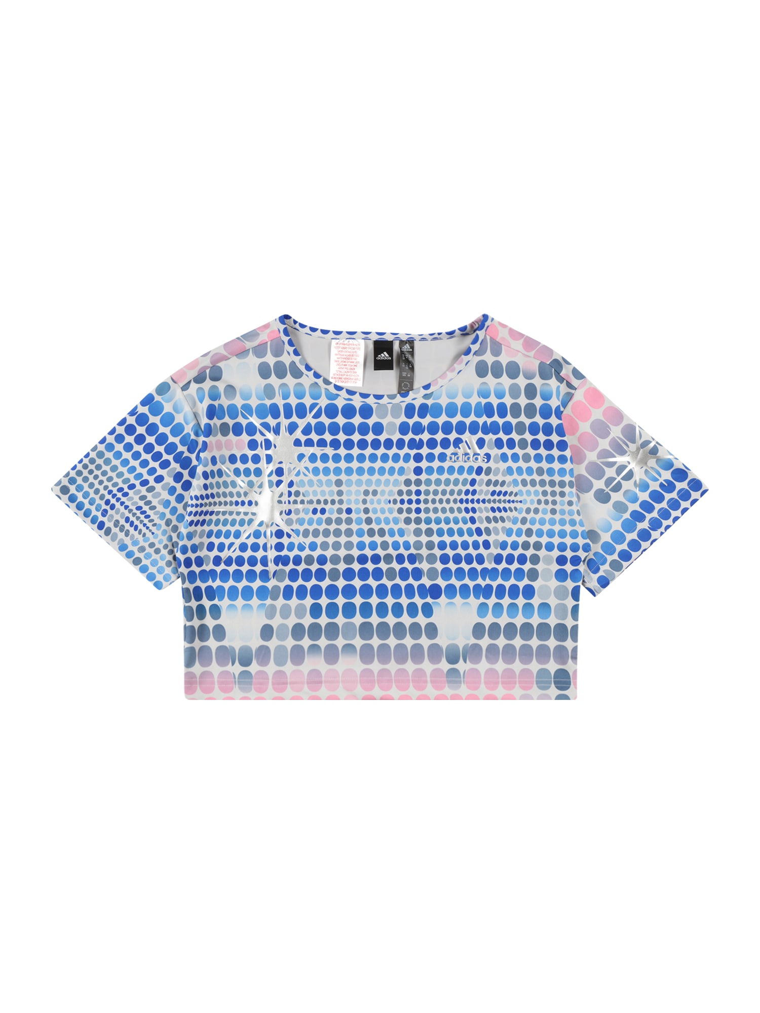 ADIDAS SPORTSWEAR Funkcionalna majica  modra / dimno modra / siva / roza