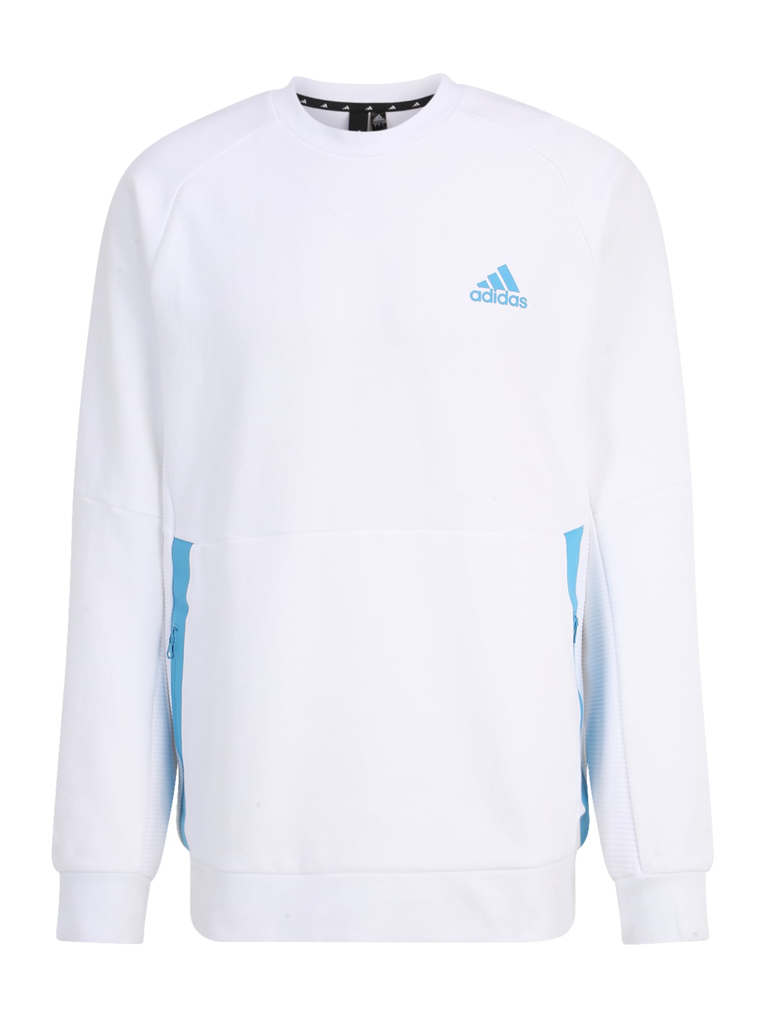 ADIDAS SPORTSWEAR Športna majica  svetlo modra / bela