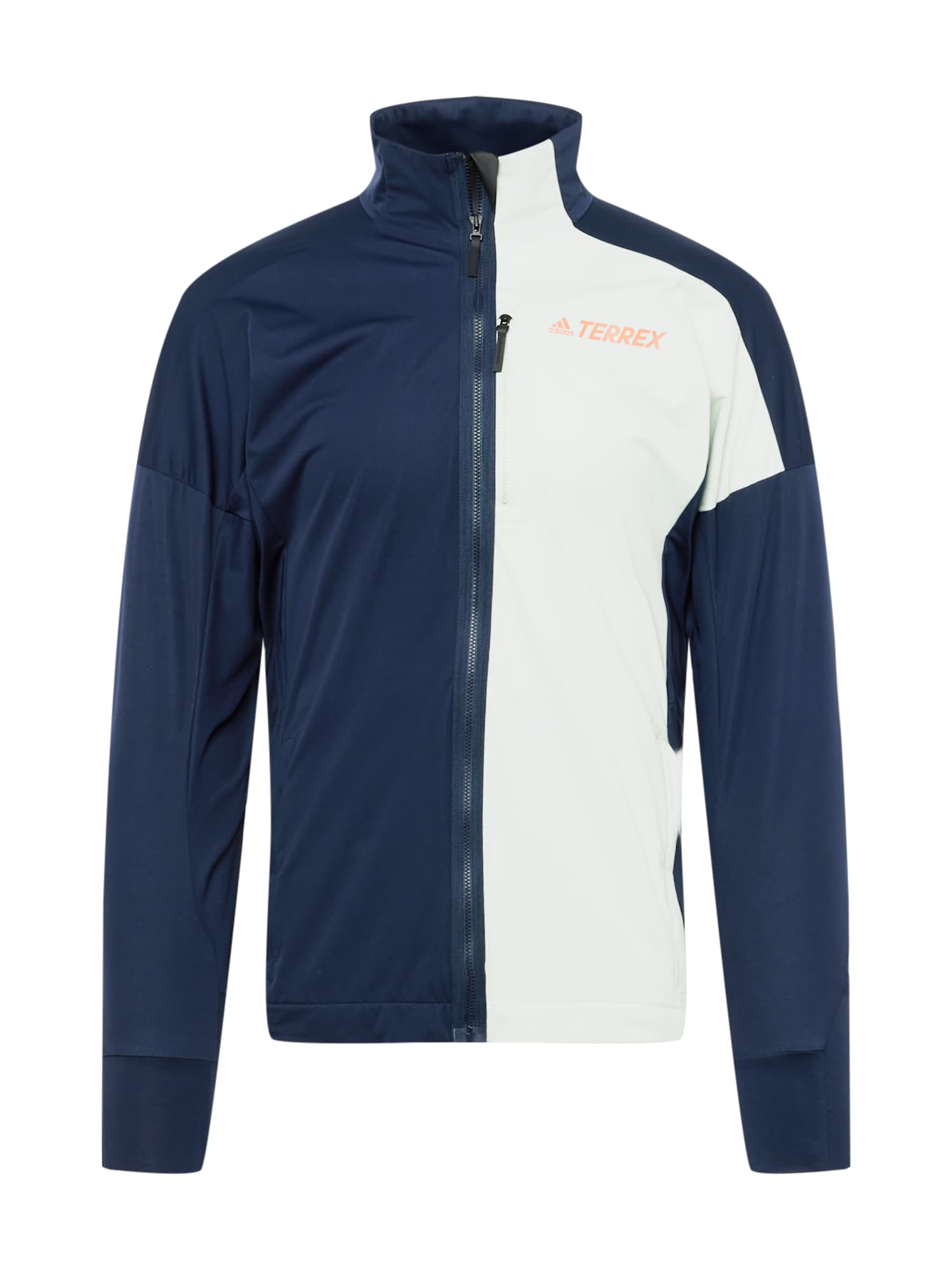 ADIDAS TERREX Športna jakna  kremna / temno modra / oranžna