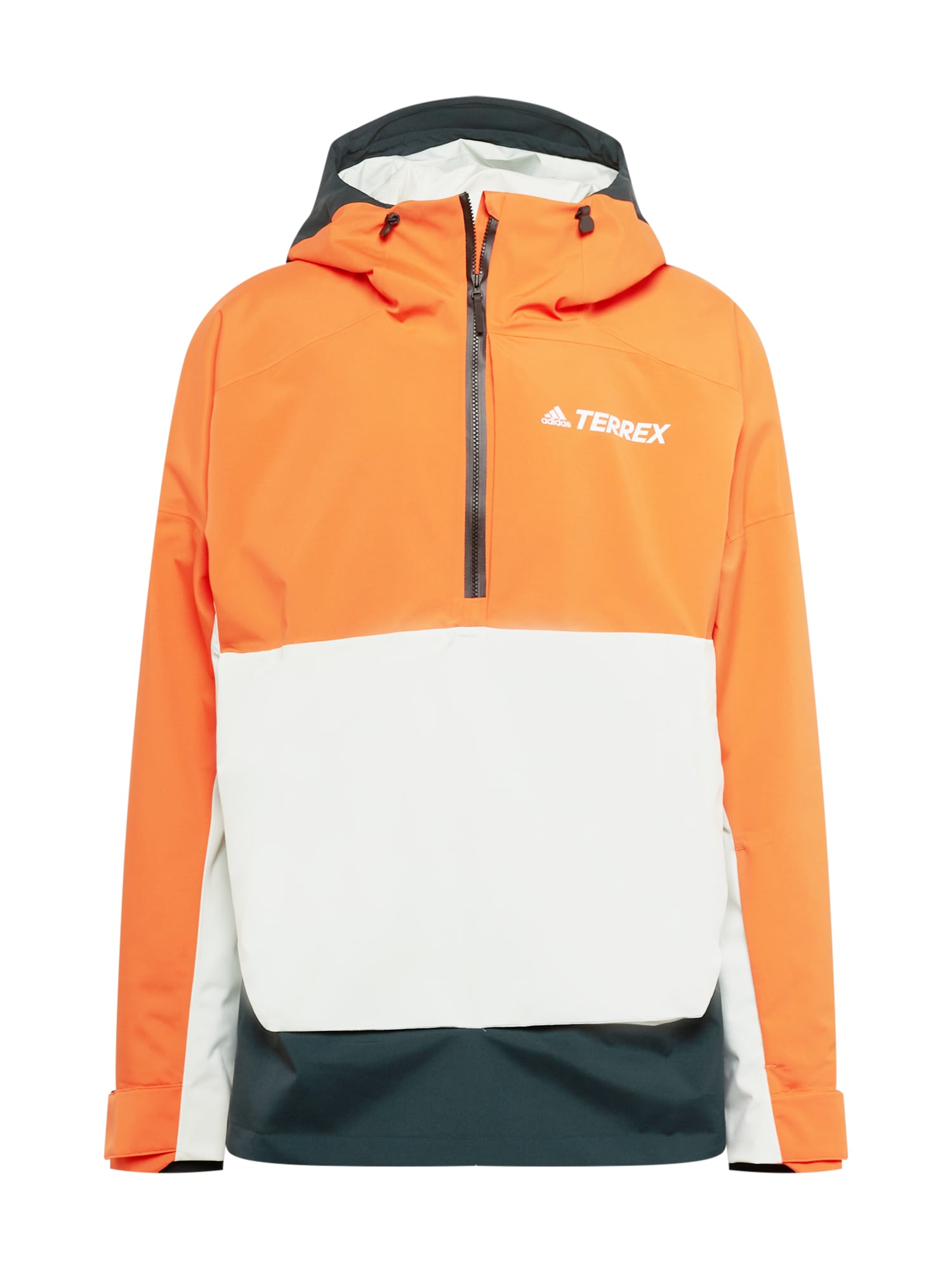 ADIDAS TERREX Zunanja jakna  mornarska / temno oranžna / off-bela