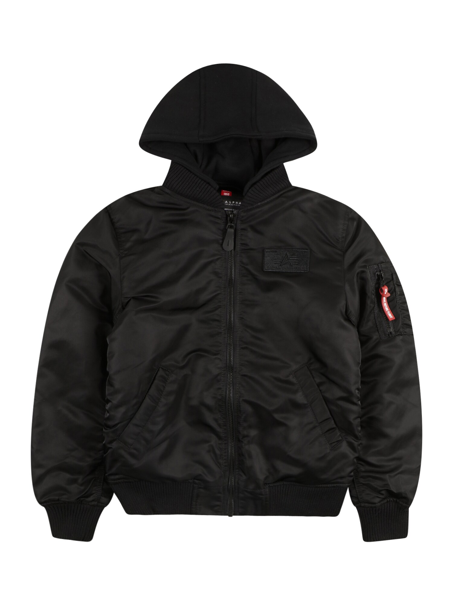 ALPHA INDUSTRIES Prehodna jakna  črna